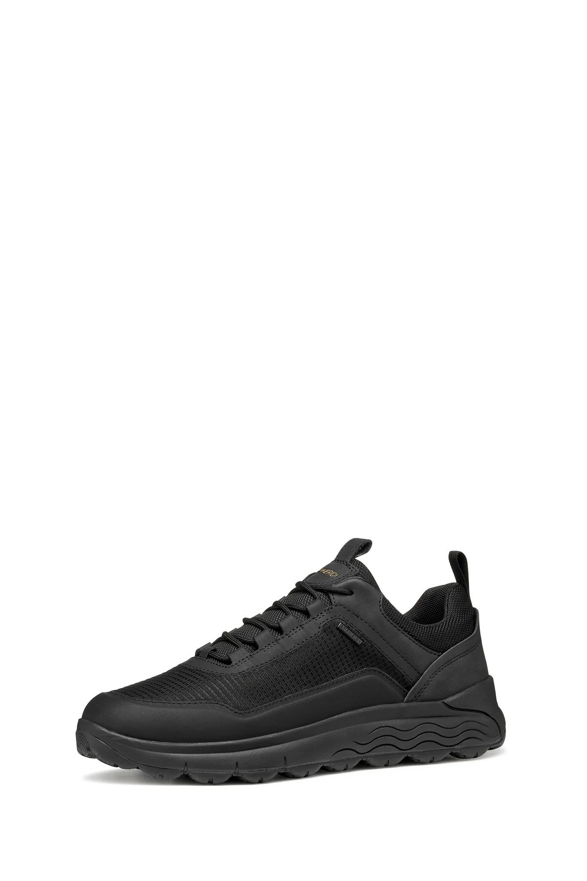 Geox Erkek Siyah U Spherıca 4X4 B Abx A - Text+ Bağcıklı Kalın Tabanlı Kumaş Sneaker - Image 4