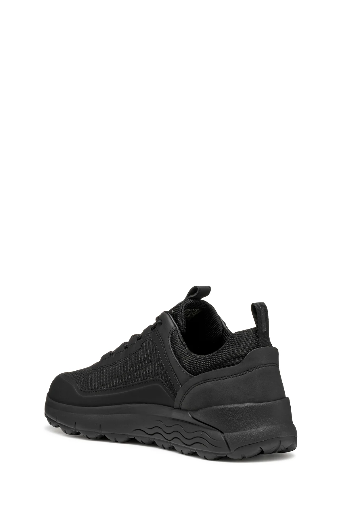 Geox Erkek Siyah U Spherıca 4X4 B Abx A - Text+ Bağcıklı Kalın Tabanlı Kumaş Sneaker - Image 7