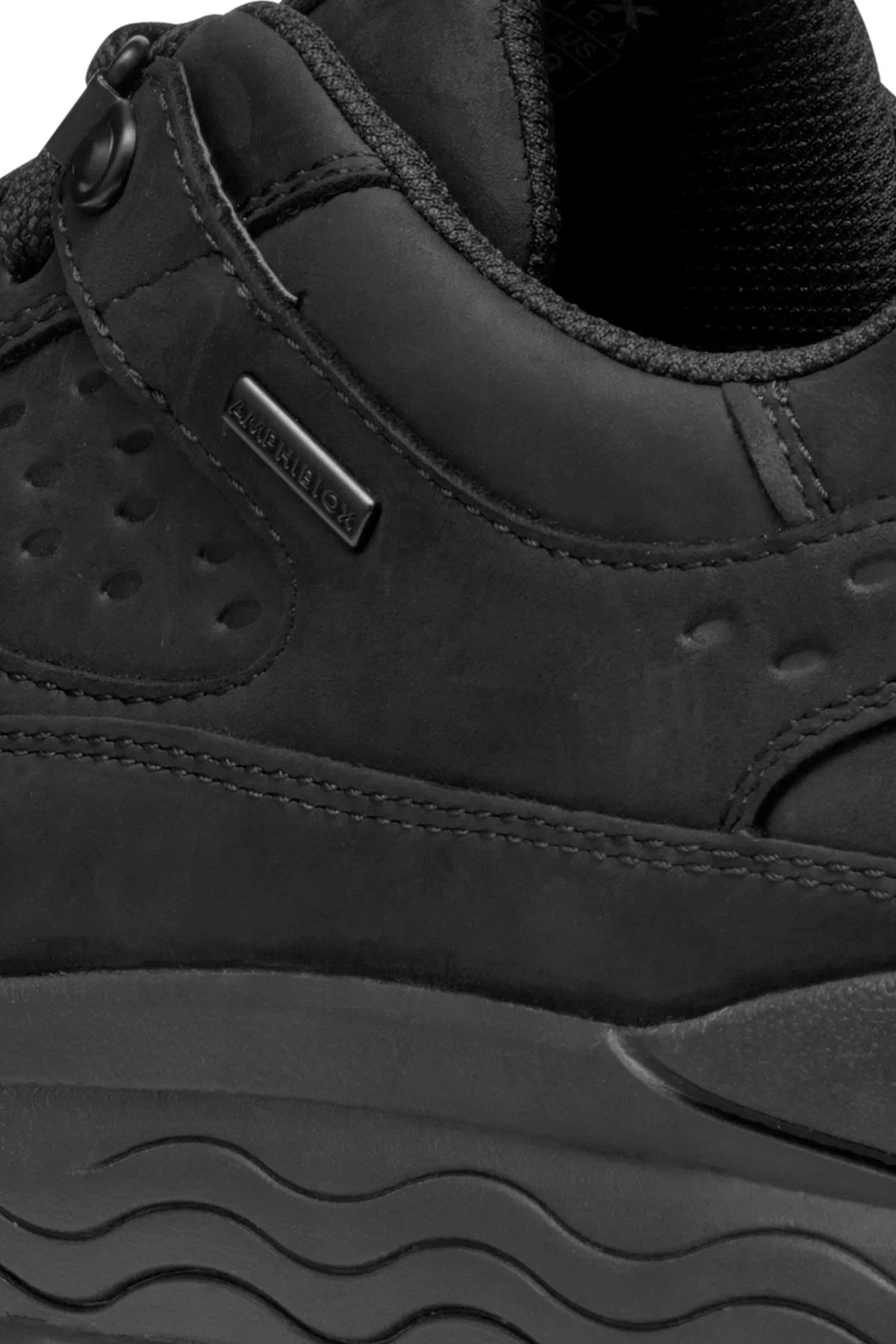 Geox Erkek Siyah U Spherica 4x4 B Abx D Waterproof Deri Sneaker - Image 10