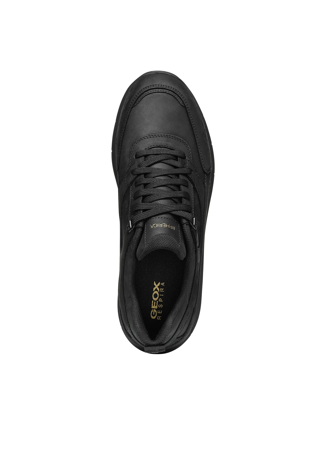 Geox Erkek Siyah U Spherica 4x4 B Abx D Waterproof Deri Sneaker - Image 8