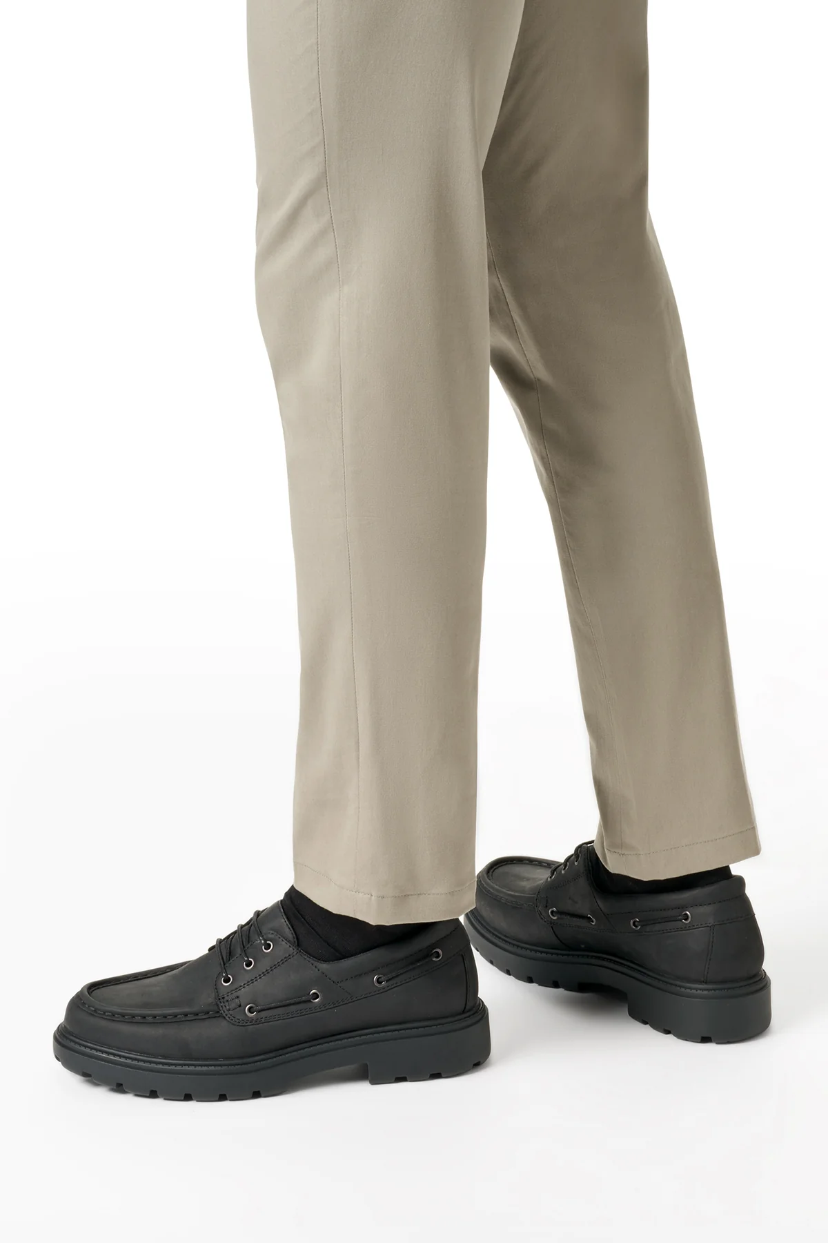Geox Erkek Siyah U Spherıca Ec7 B - Pull Up Lea Bağcıklı Süet Deri Casual Ayakkabı - Image 2