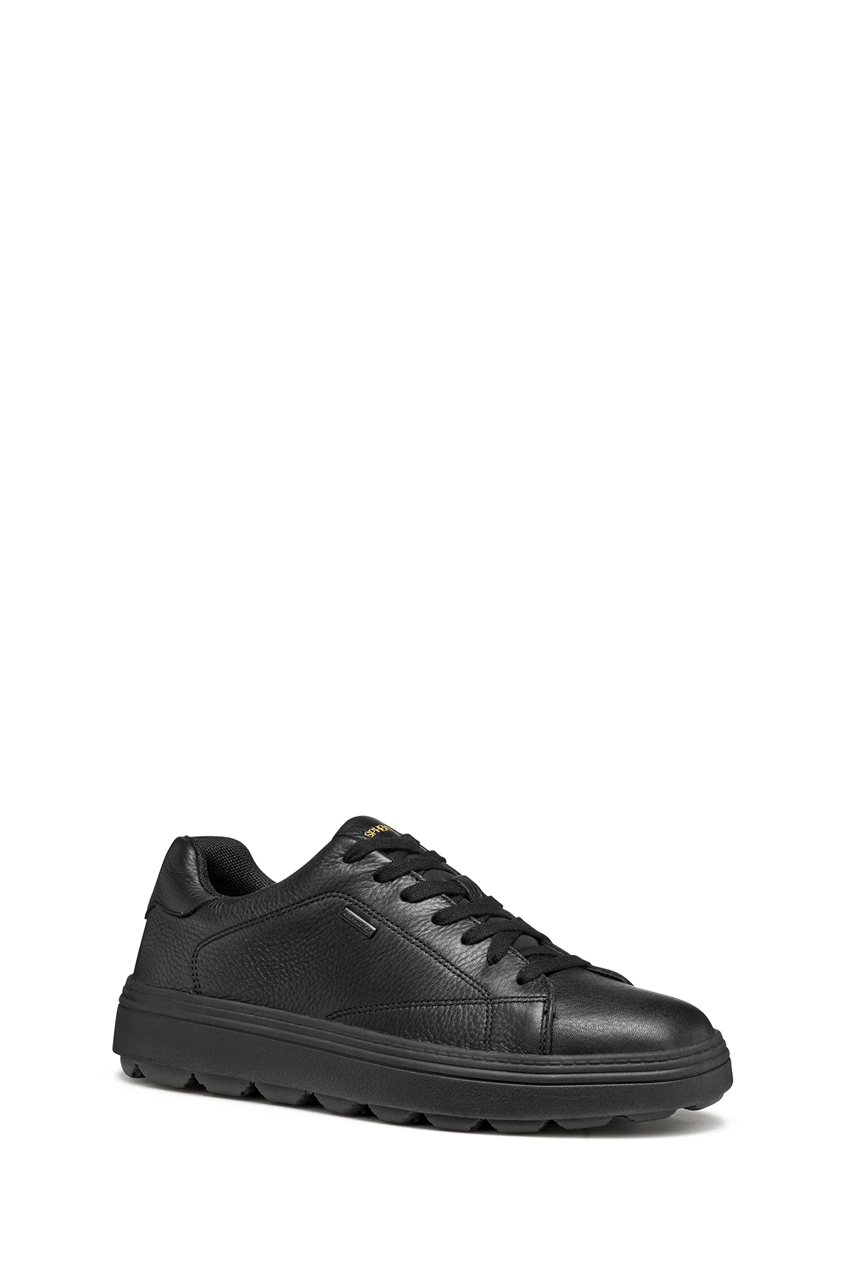 Geox Erkek Siyah U Spherıca Ecub-1.1 B Abx Bağcıklı Deri Sneaker - Image 3