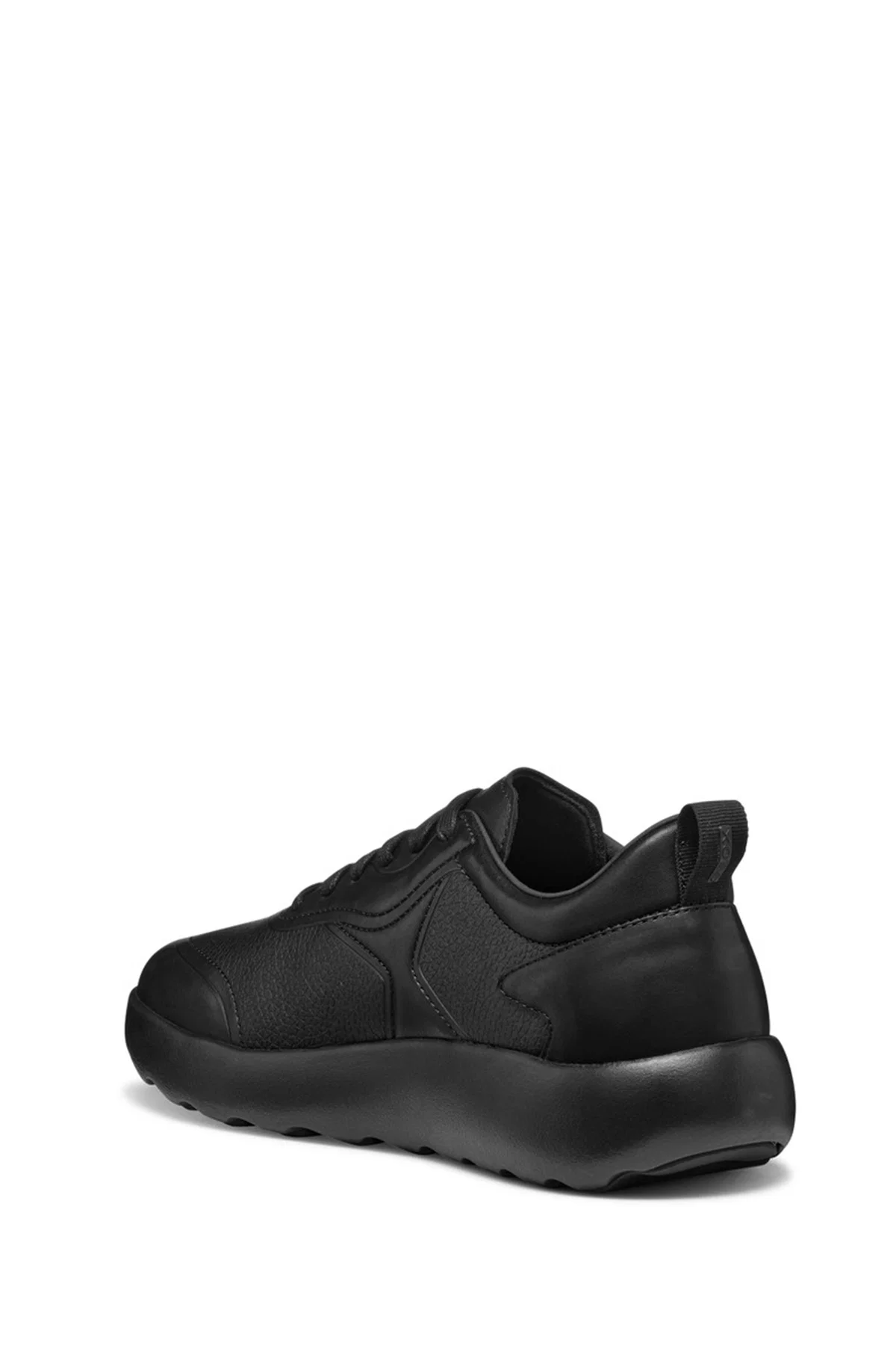 Geox Erkek Siyah U Xtors B - Print.Lea + Smo.Lea Bağcıklı Deri Sneaker - Image 2