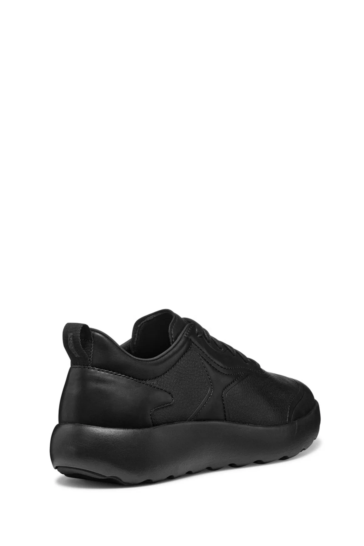 Geox Erkek Siyah U Xtors B - Print.Lea + Smo.Lea Bağcıklı Deri Sneaker - Image 4