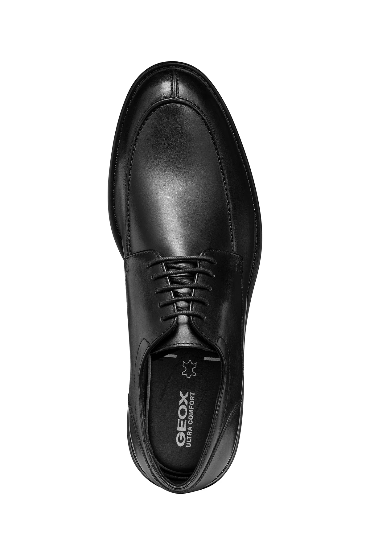 Geox Erkek Siyah Walk Pleasure  Bağcıklı Deri Casual Ayakkabı - Image 5