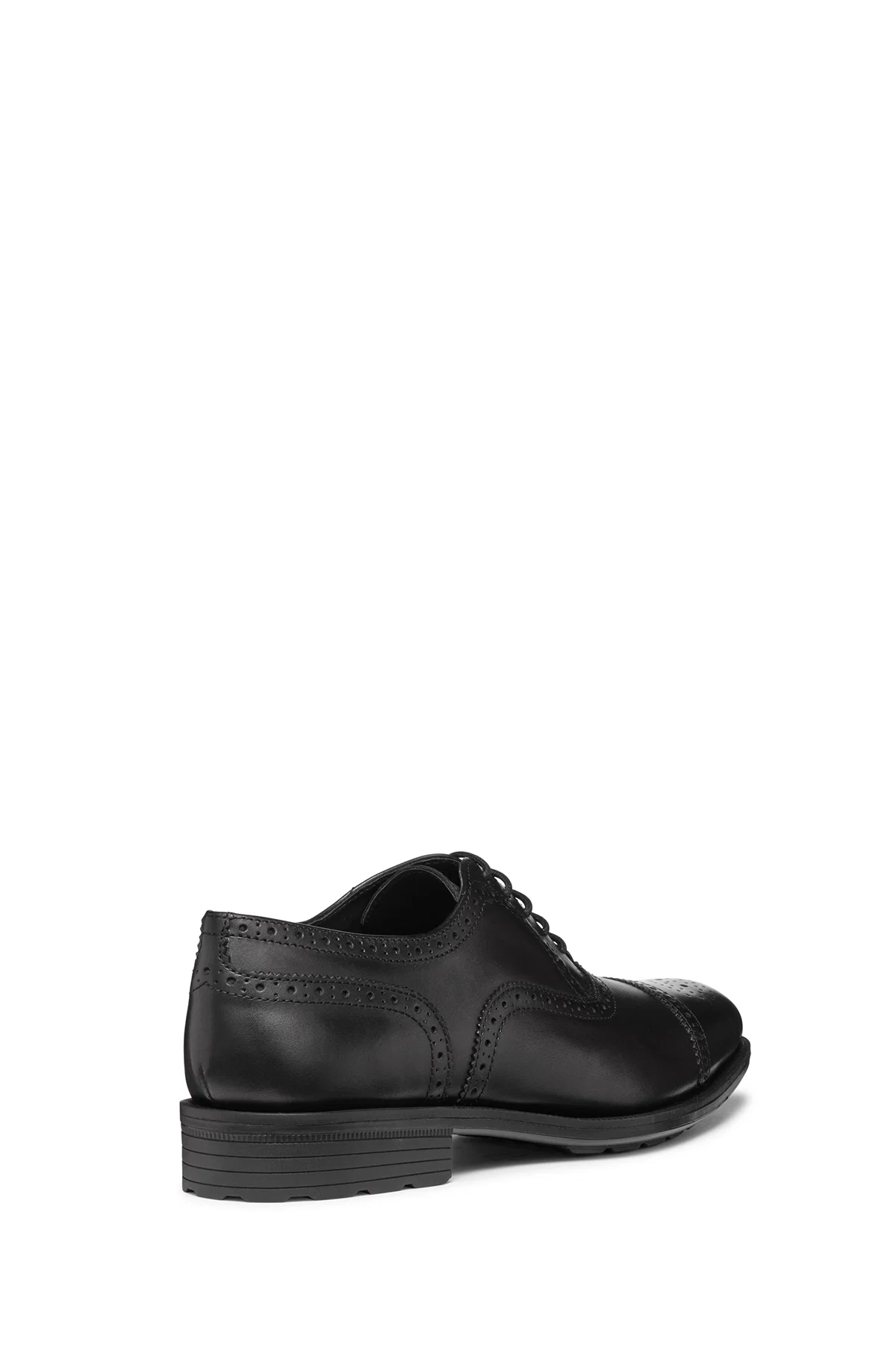 Geox Erkek Siyah Walk Pleasure F Bağcıklı Deri Casual Ayakkabı - Image 2
