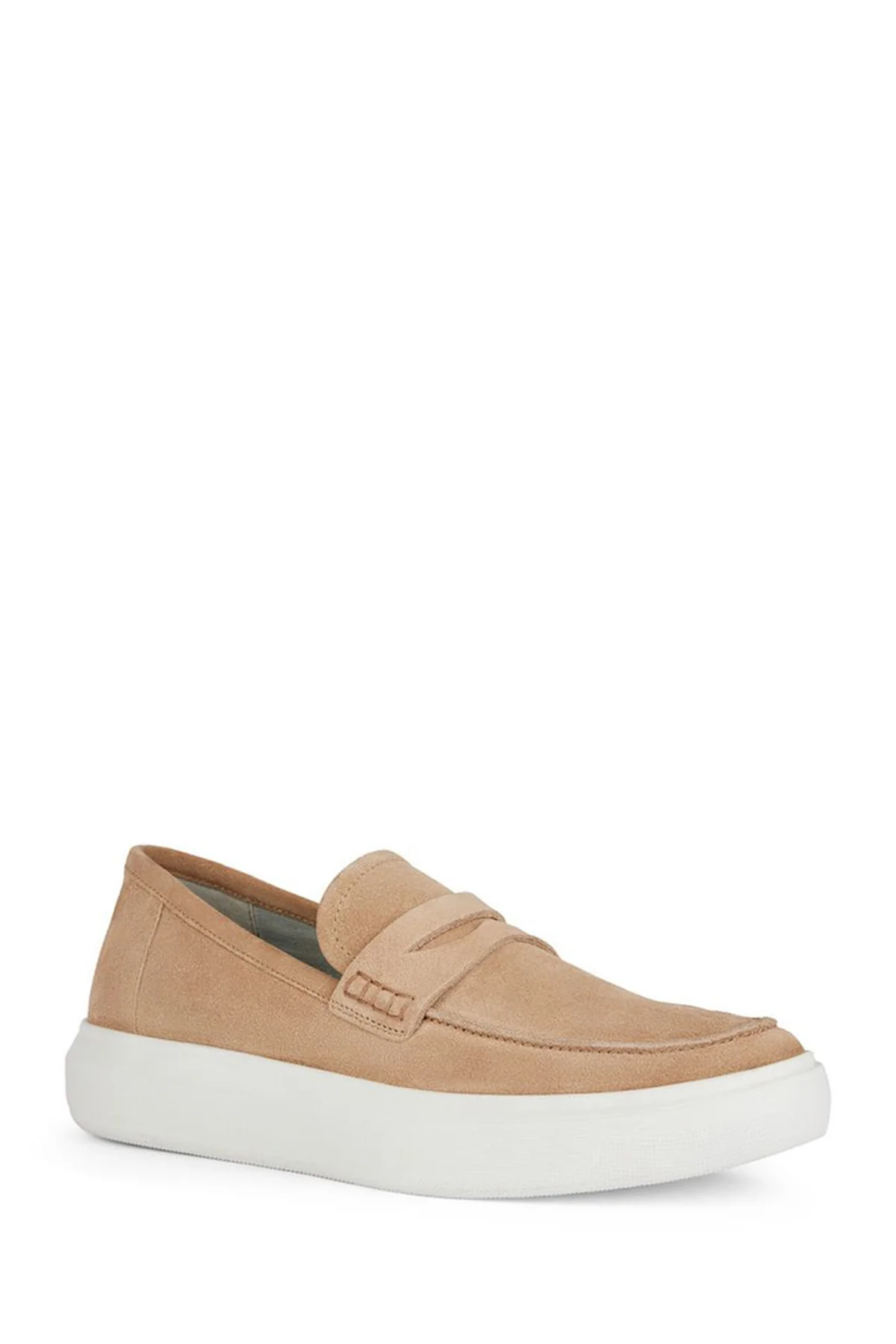 Geox Erkek Taba Deiven Süet Deri Casual Loafer - Image 3