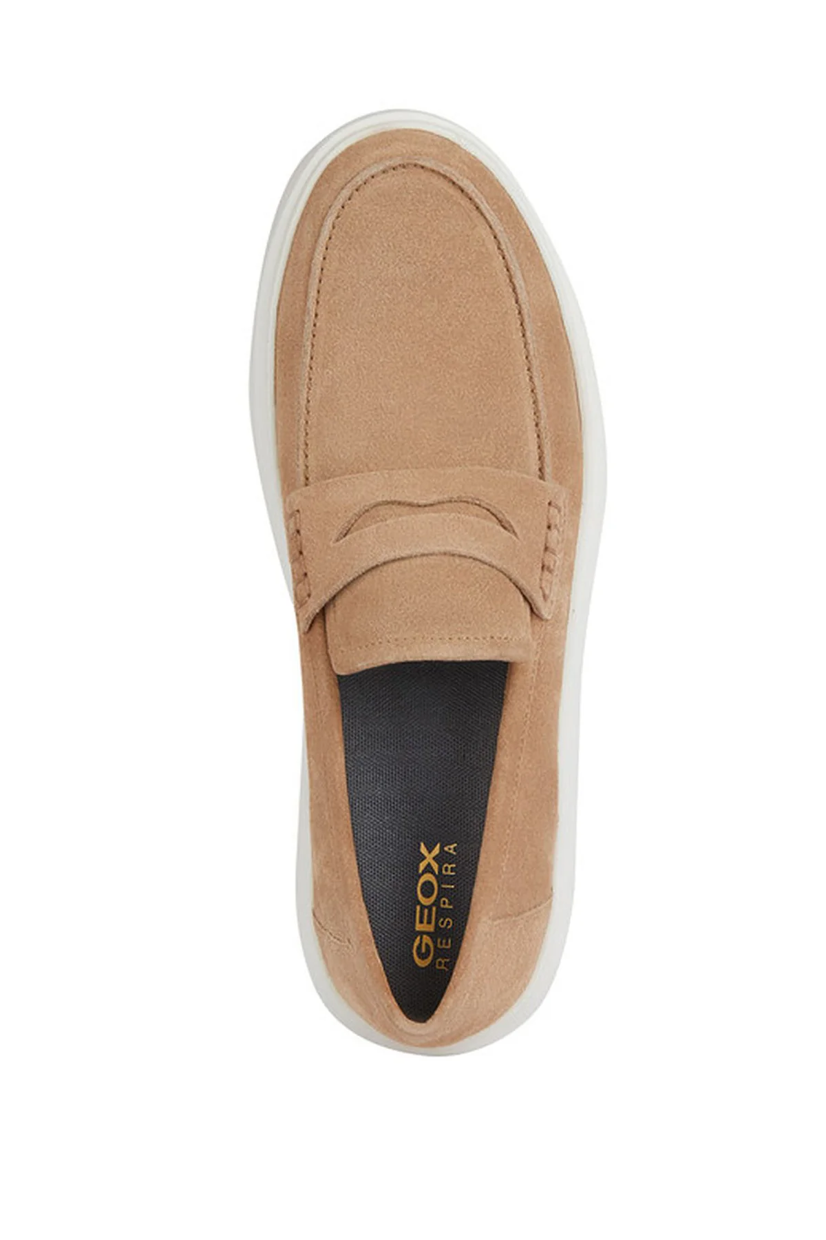 Geox Erkek Taba Deiven Süet Deri Casual Loafer - Image 5
