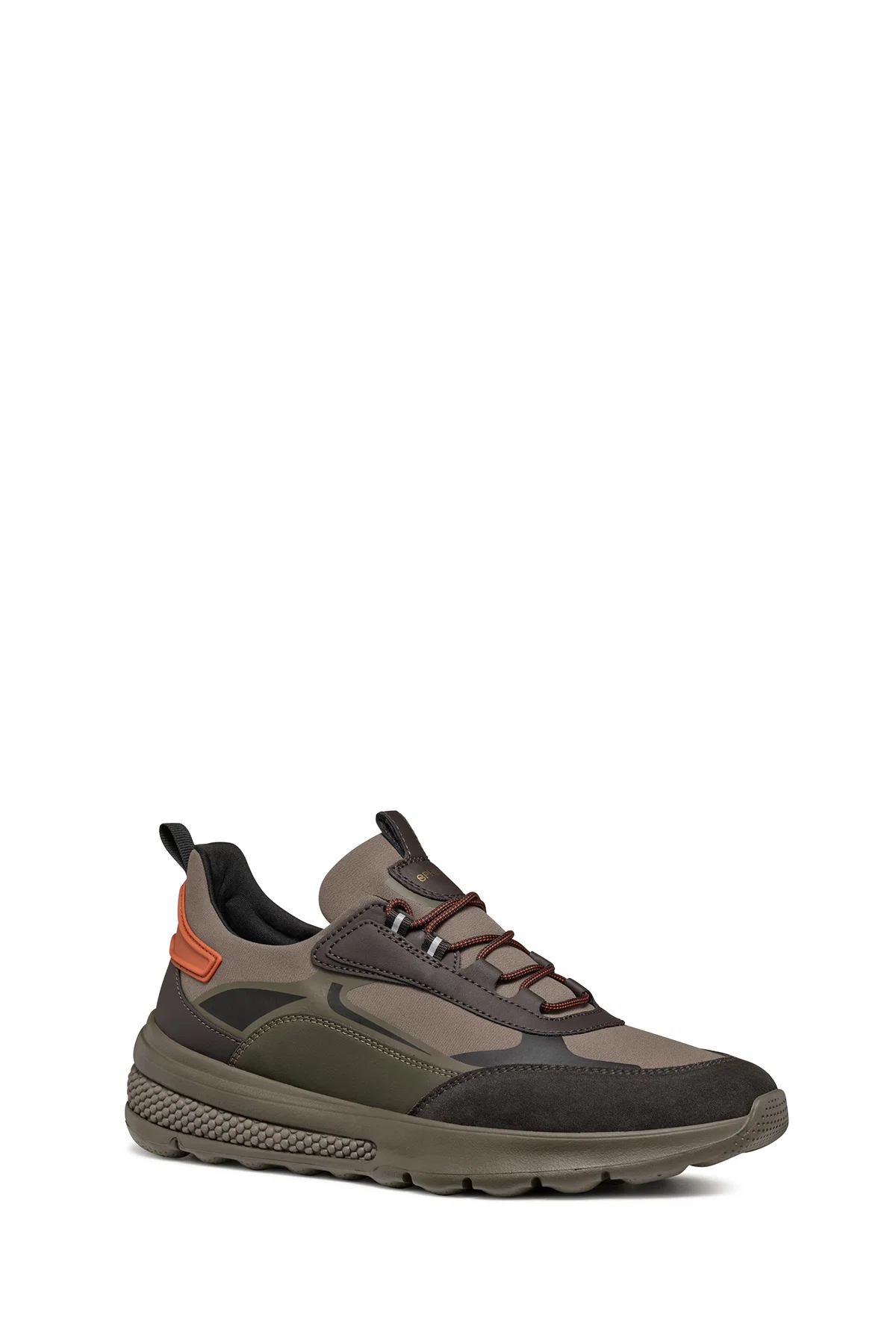 Geox Erkek Vizon Spherica Actif Bağcıklı Sneaker - Image 3