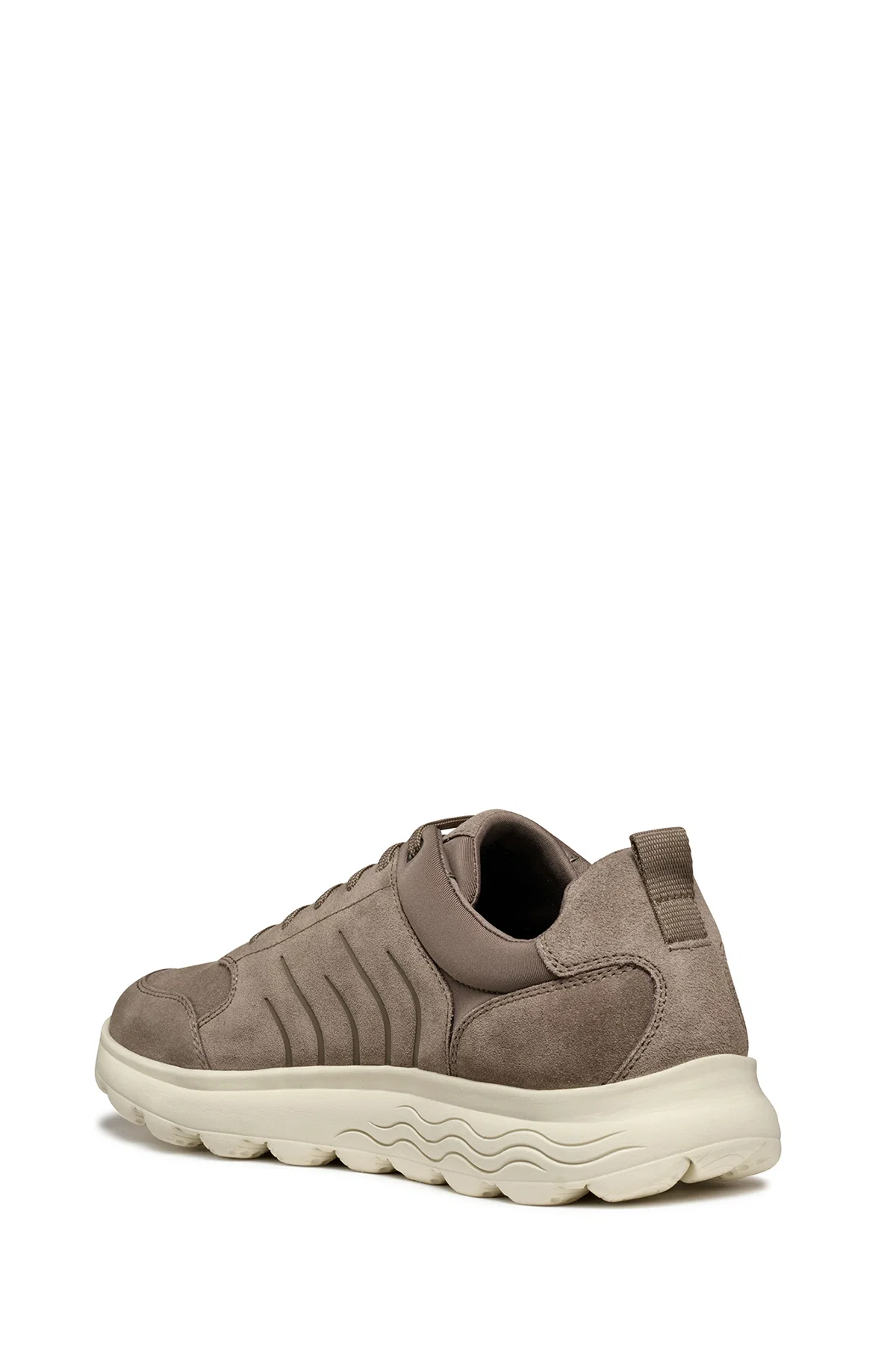 Geox Erkek Vizon Spherica Bağcıklı Deri Sneaker - Image 4
