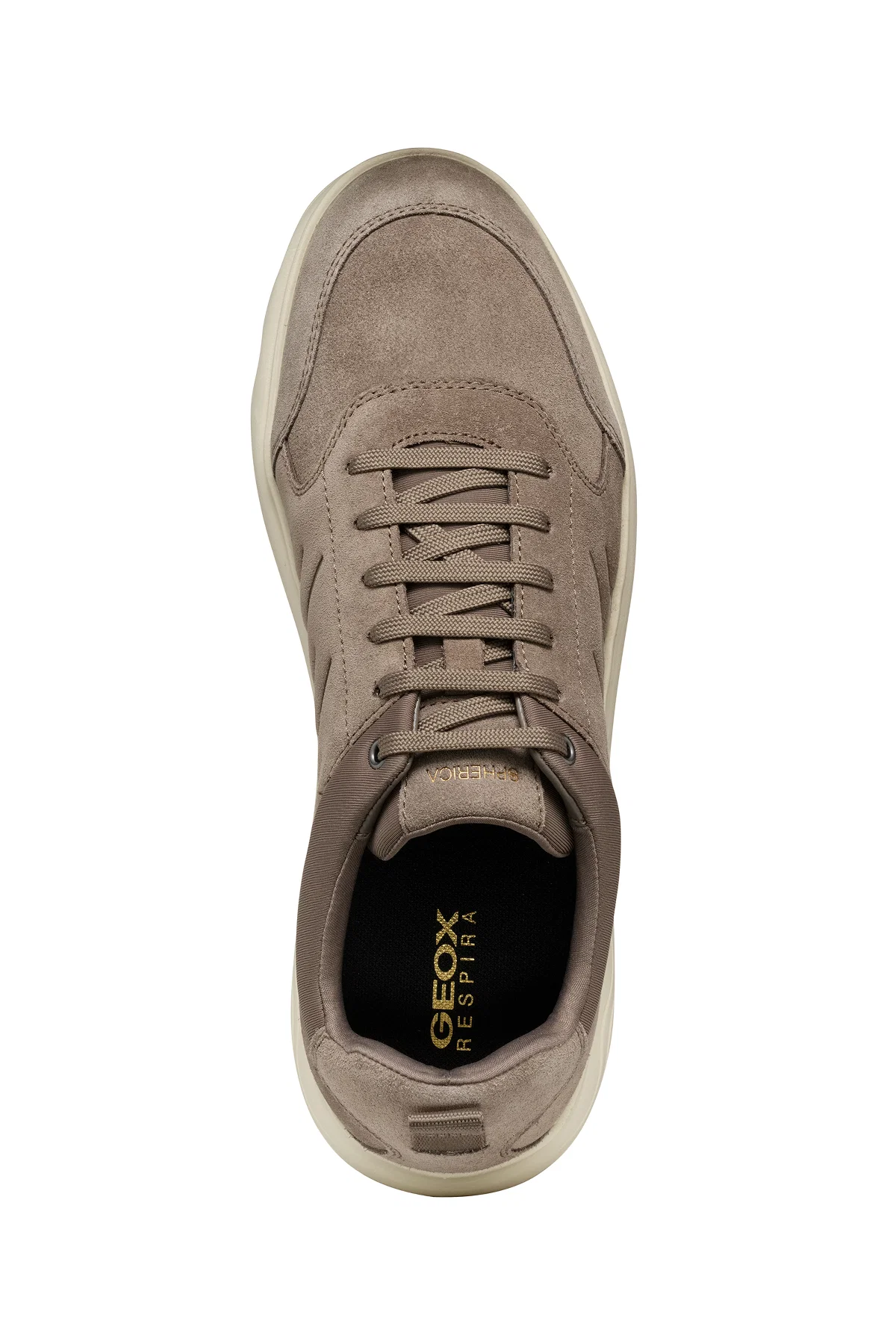 Geox Erkek Vizon Spherica Bağcıklı Deri Sneaker - Image 6