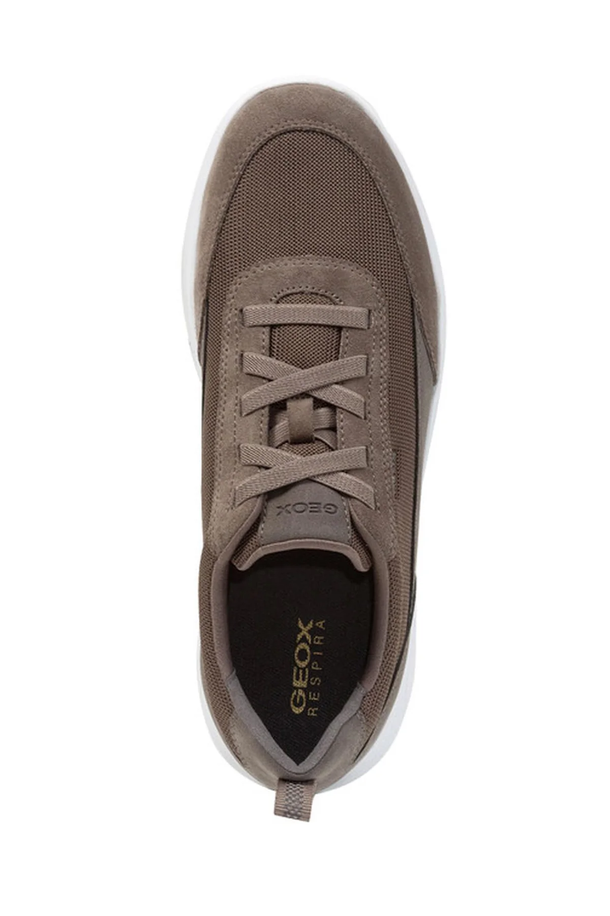 Geox Erkek Vizon Spherica Bağcıklı Kumaş Sneaker - Image 5