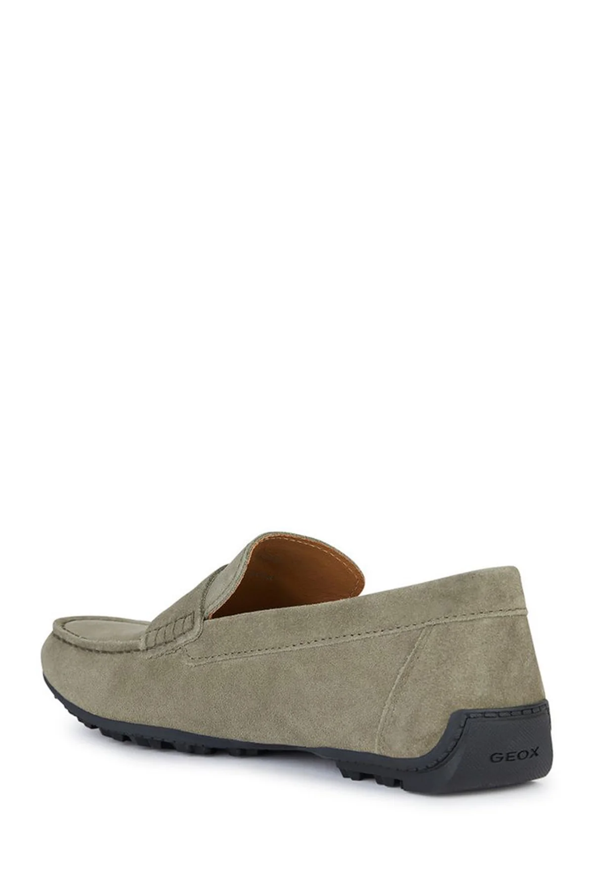 Geox Erkek Yeşil Kosmopolis + Grip Süet Deri Casual Loafer - Image 4