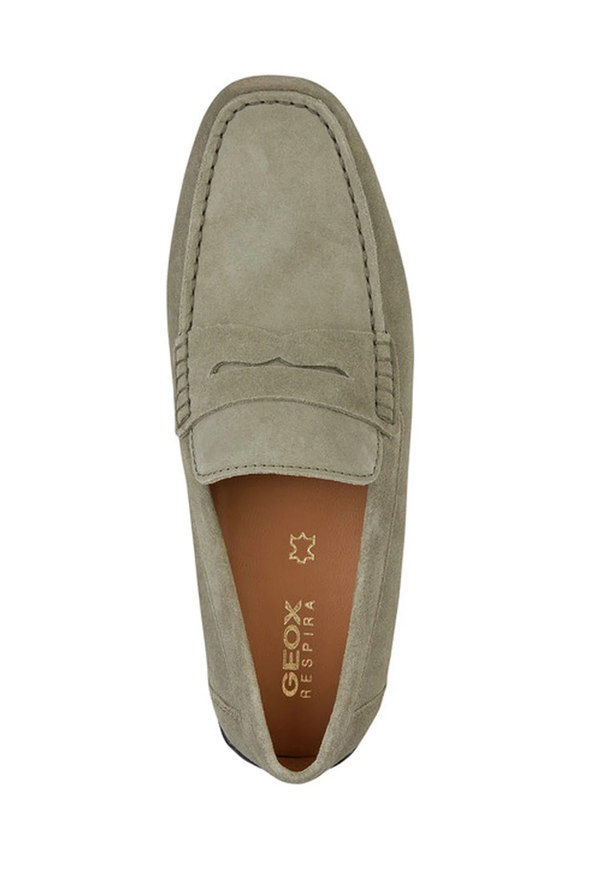 Geox Erkek Yeşil Kosmopolis + Grip Süet Deri Casual Loafer - Image 5