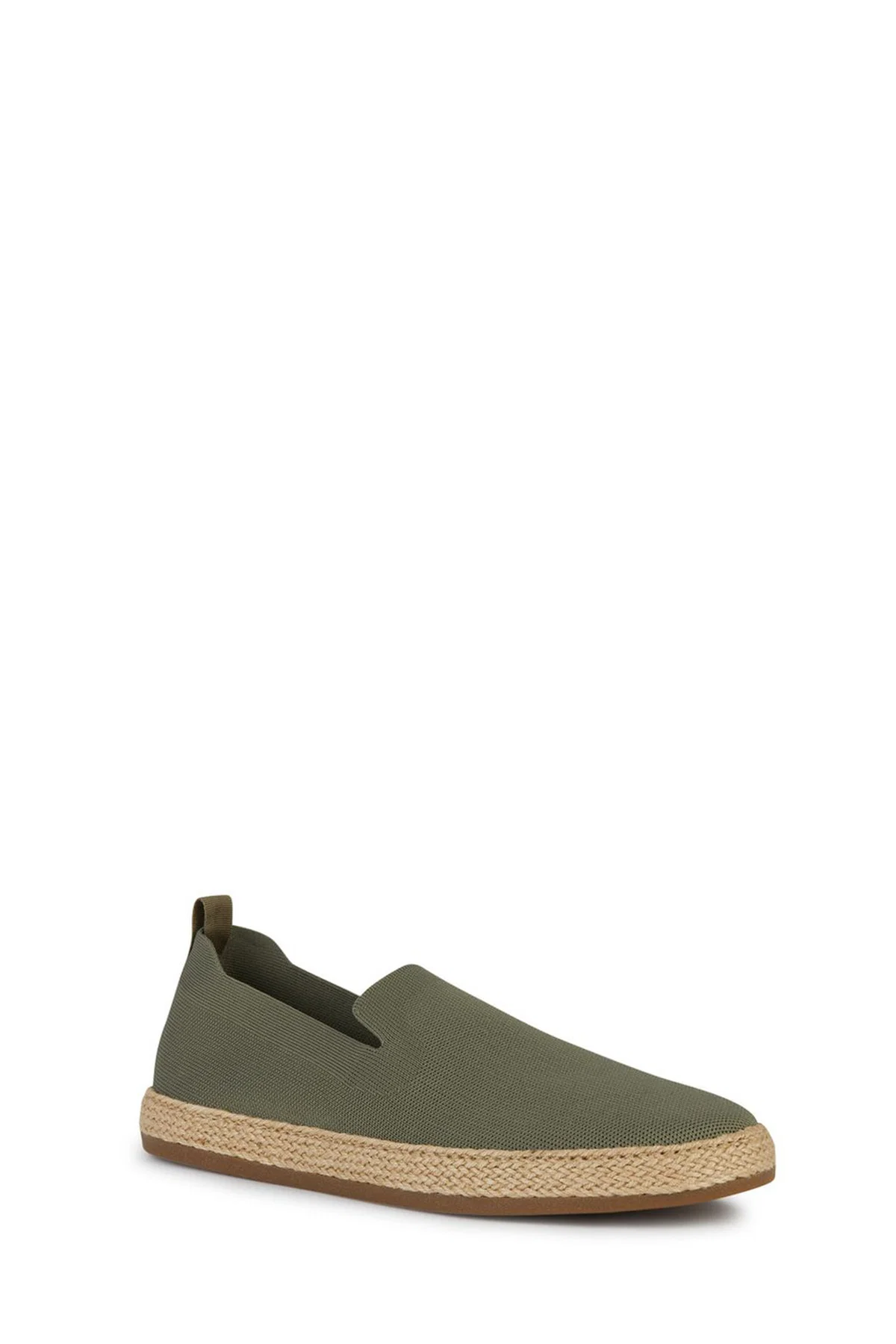 Geox Erkek Yeşil Pantelleria Hasır Deri Espadril - Image 3