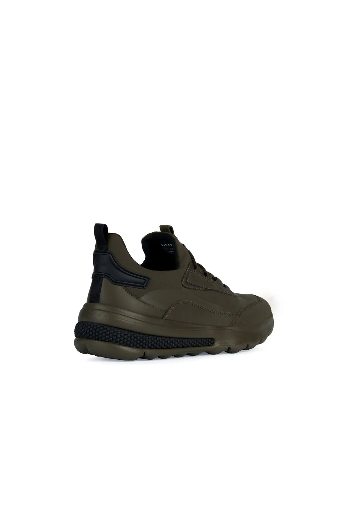 Geox Erkek Yeşil Spherica Actif Bağcıklı Deri Sneaker - Image 4