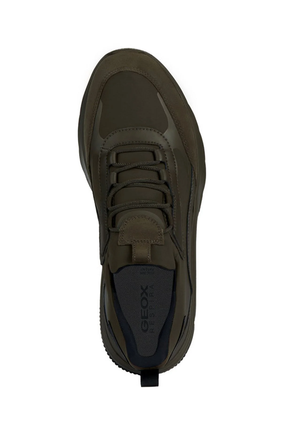 Geox Erkek Yeşil Spherica Actif Bağcıklı Deri Sneaker - Image 5