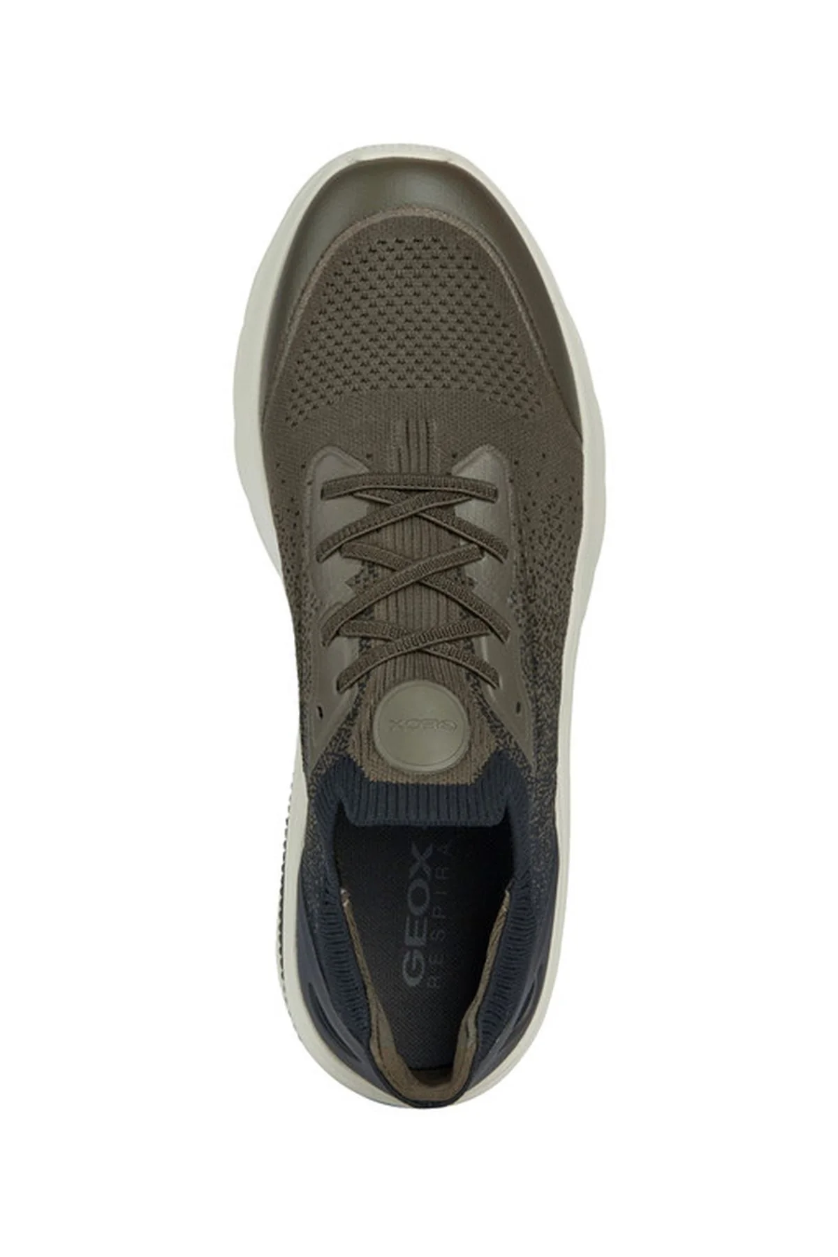 Geox Erkek Yeşil Spherica Bağcıklı Kalın Tabanlı Deri Sneaker - Image 5