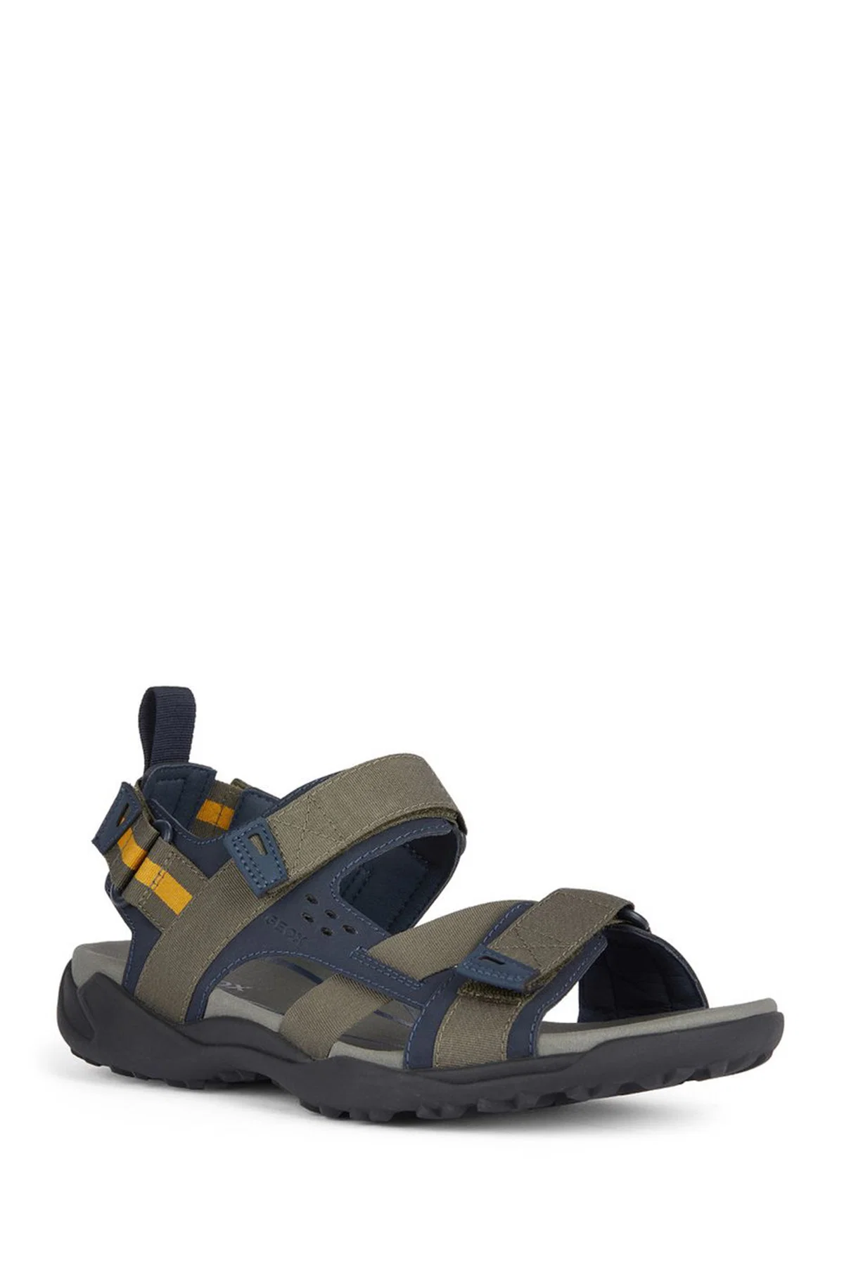 Geox Erkek Yeşil Terreno + Grip Bilekten Bantlı Süet Deri Sandalet - Image 3