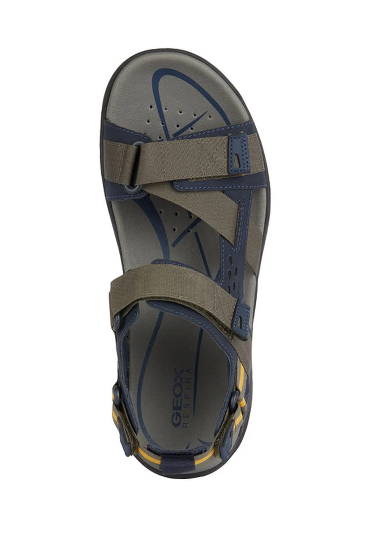 Geox Erkek Yeşil Terreno + Grip Bilekten Bantlı Süet Deri Sandalet - Image 5