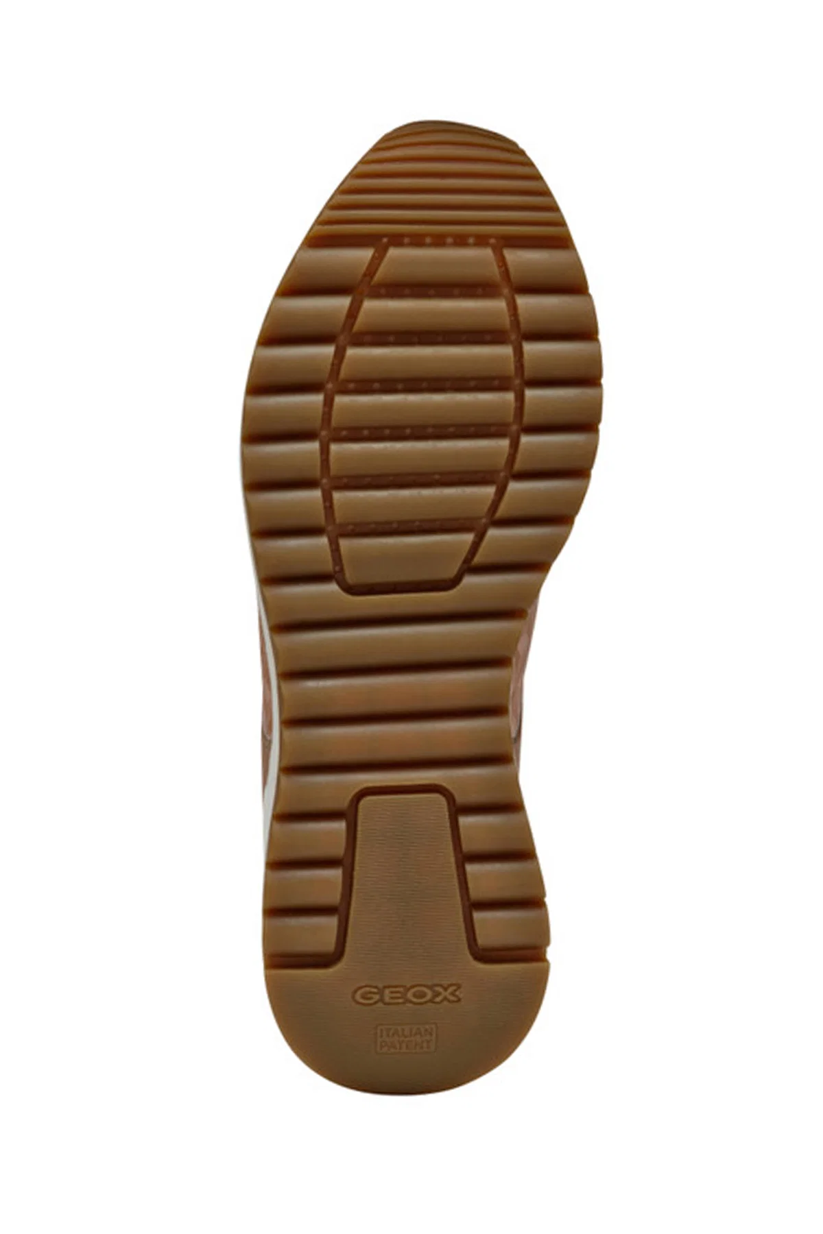 Geox Kadın Bej Bağcıklı Kalın Tabanlı Desenli Deri Sneaker - Image 6
