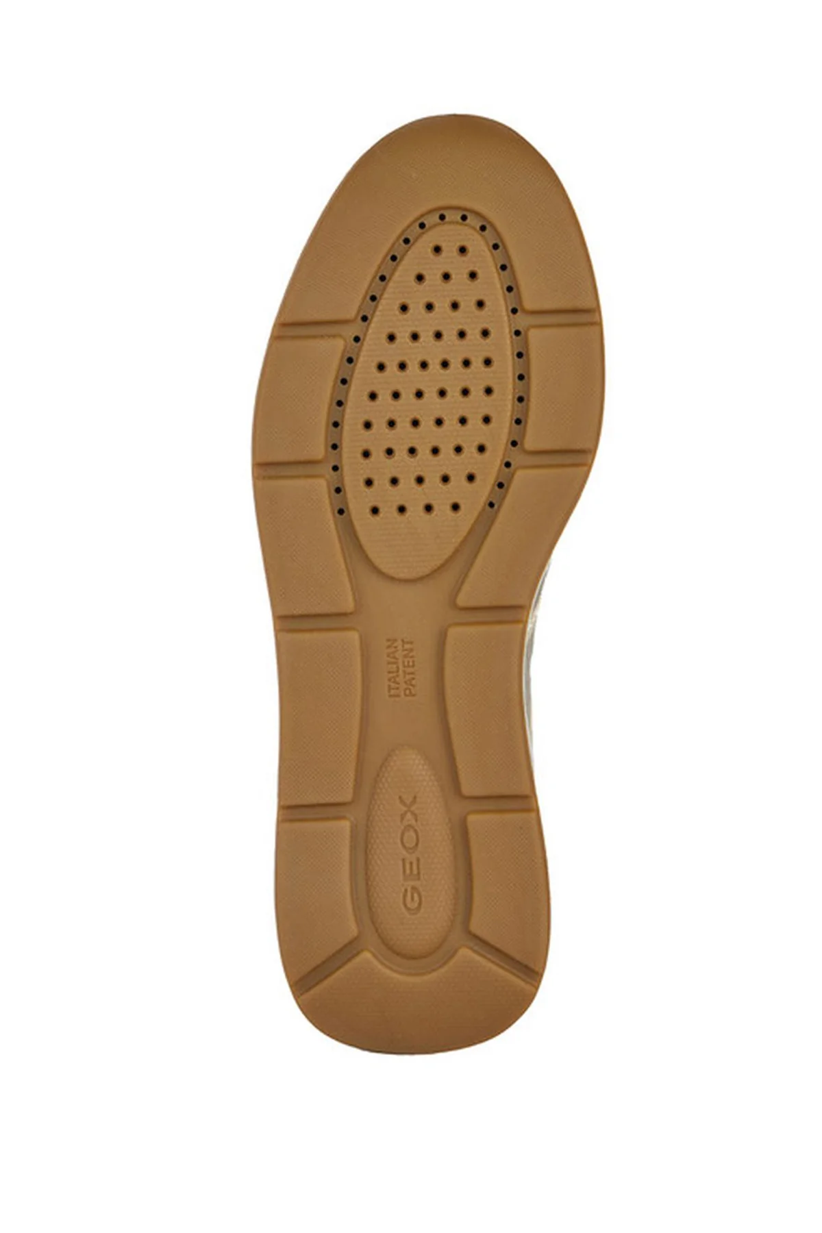 Geox Kadın Bej Cristael Bağcıklı Metalik Deri Sneaker - Image 6