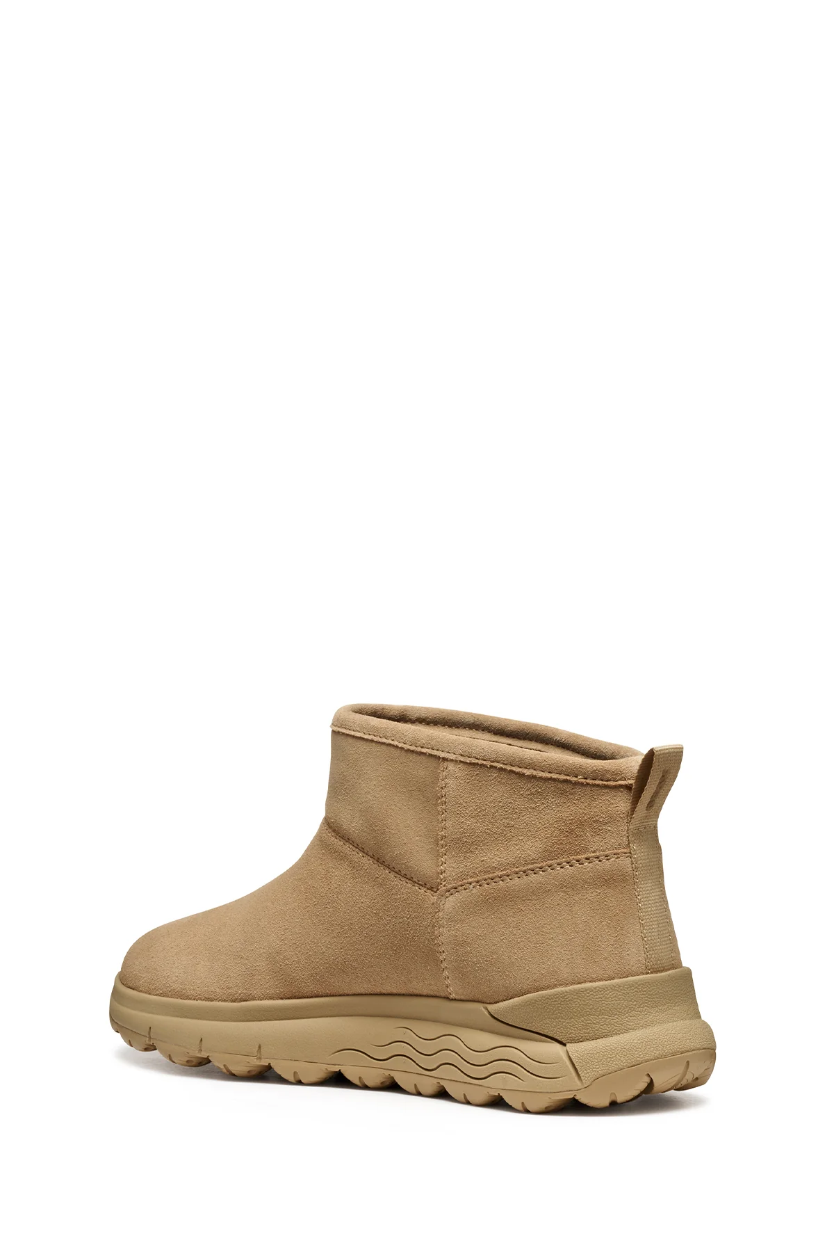 Geox Kadın Bej D Spherıca 4X4 B Abx B - Suede Süet Deri Teddy Bot - Image 2