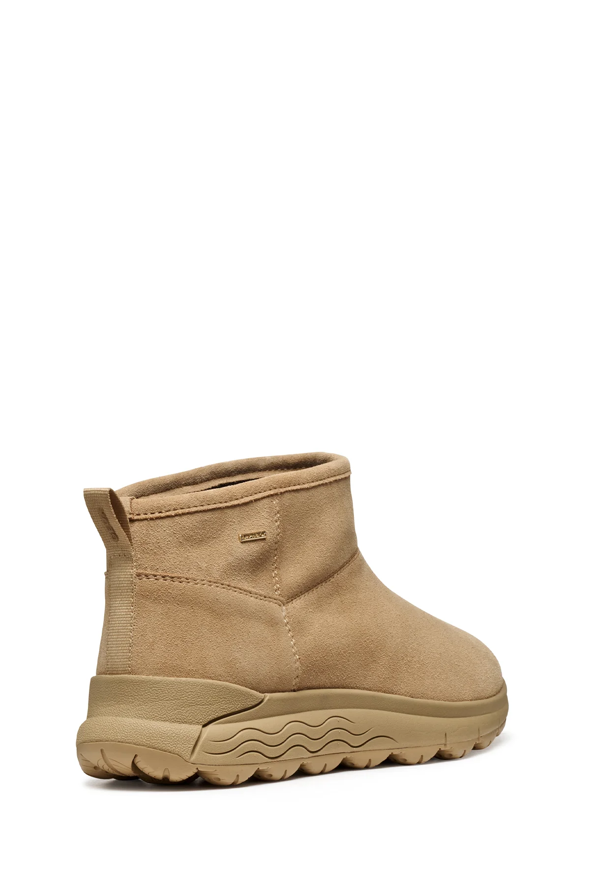 Geox Kadın Bej D Spherıca 4X4 B Abx B - Suede Süet Deri Teddy Bot - Image 4