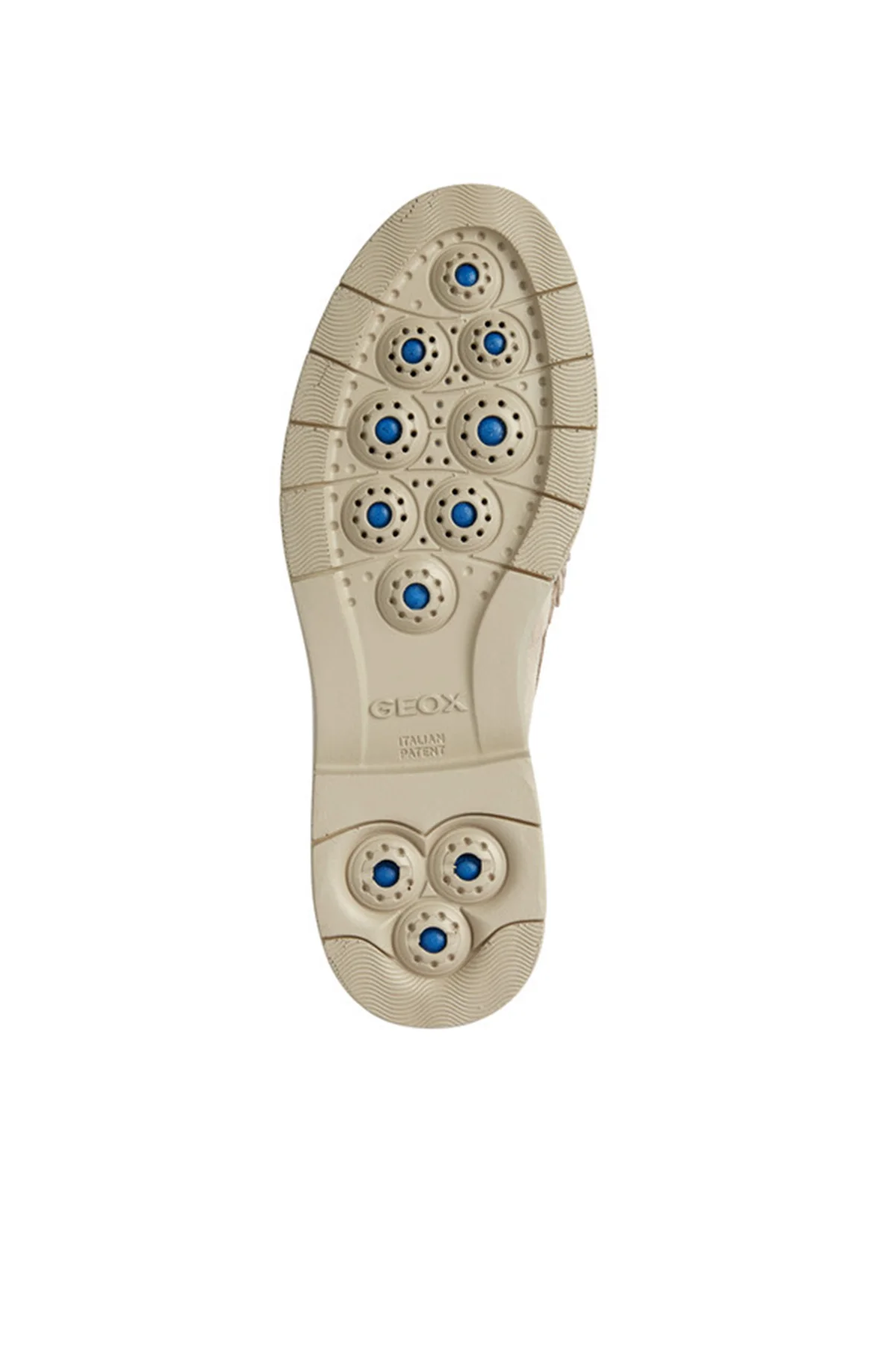 Geox Kadın Bej D Spherica Ec1 Süet Deri Maskülen Loafer - Image 6
