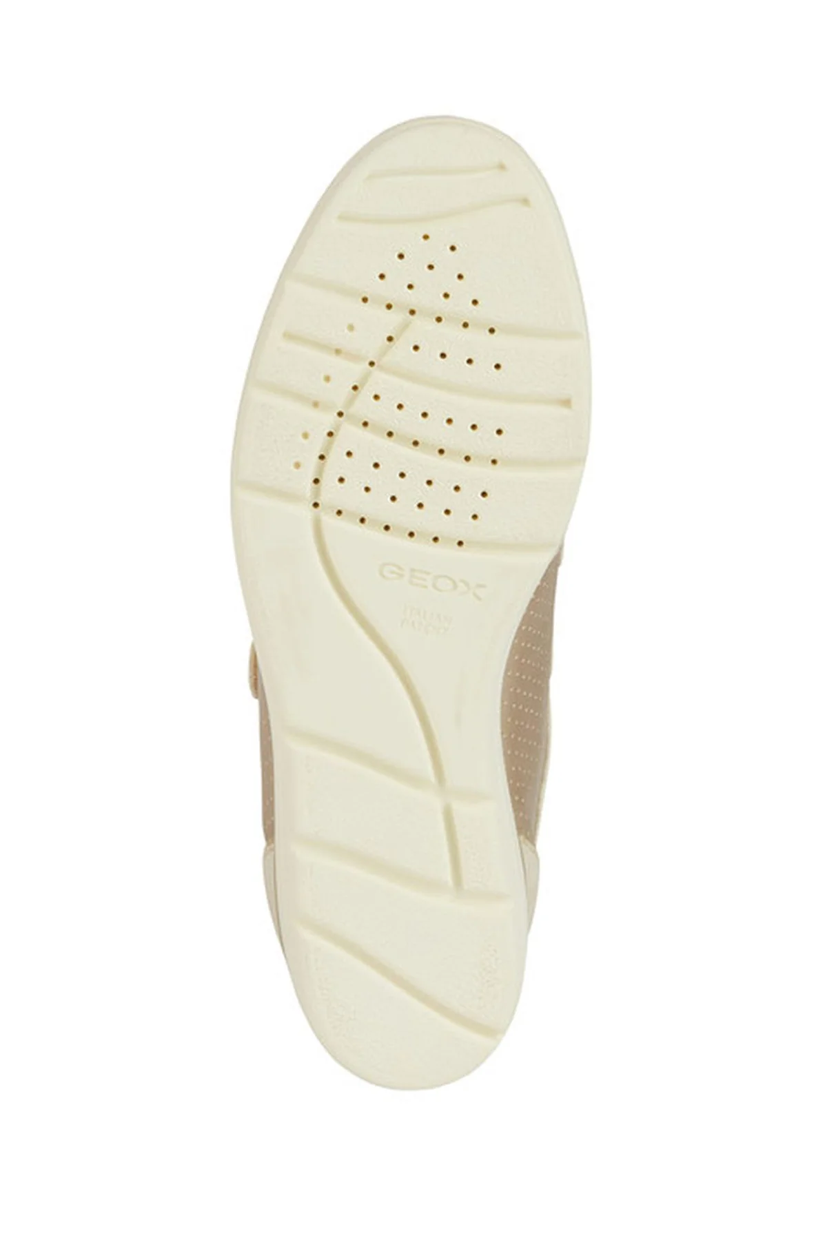 Geox Kadın Bej Ilde Kalın Tabanlı Deri Sneaker - Image 6