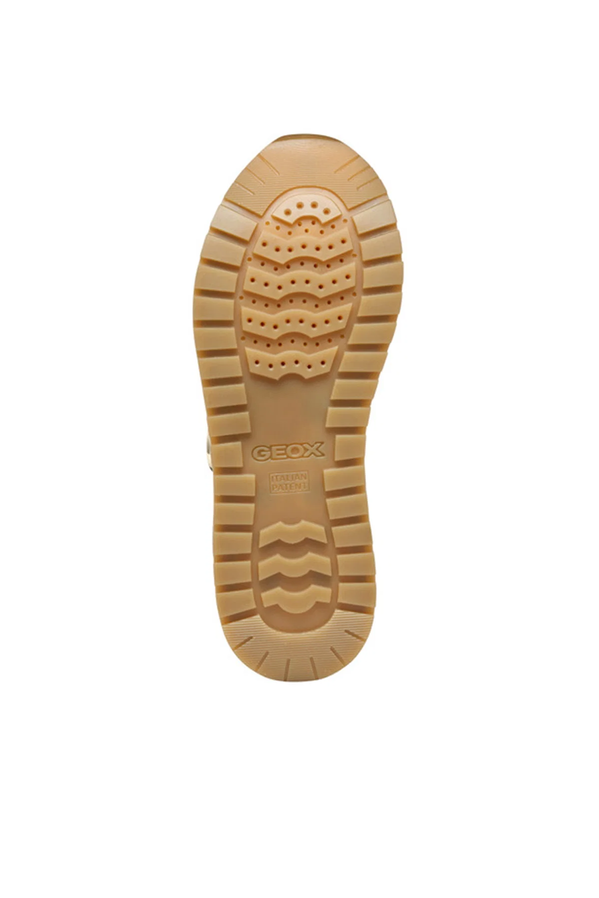 Geox Kadın Bej  Low-Top Bağcıklı Kalın Tabanlı Süet Deri Sneaker - Image 7