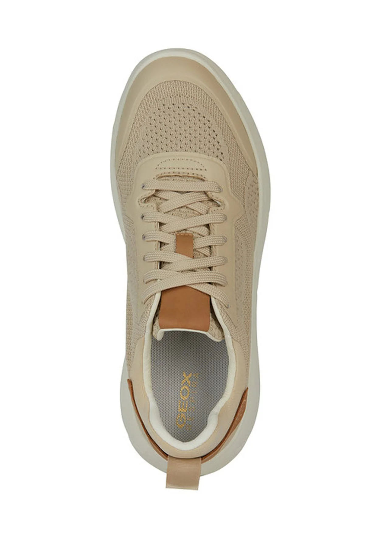 Geox Kadın Bej Nebula 2.0 X Bağcıklı Kumaş Sneaker - Image 5