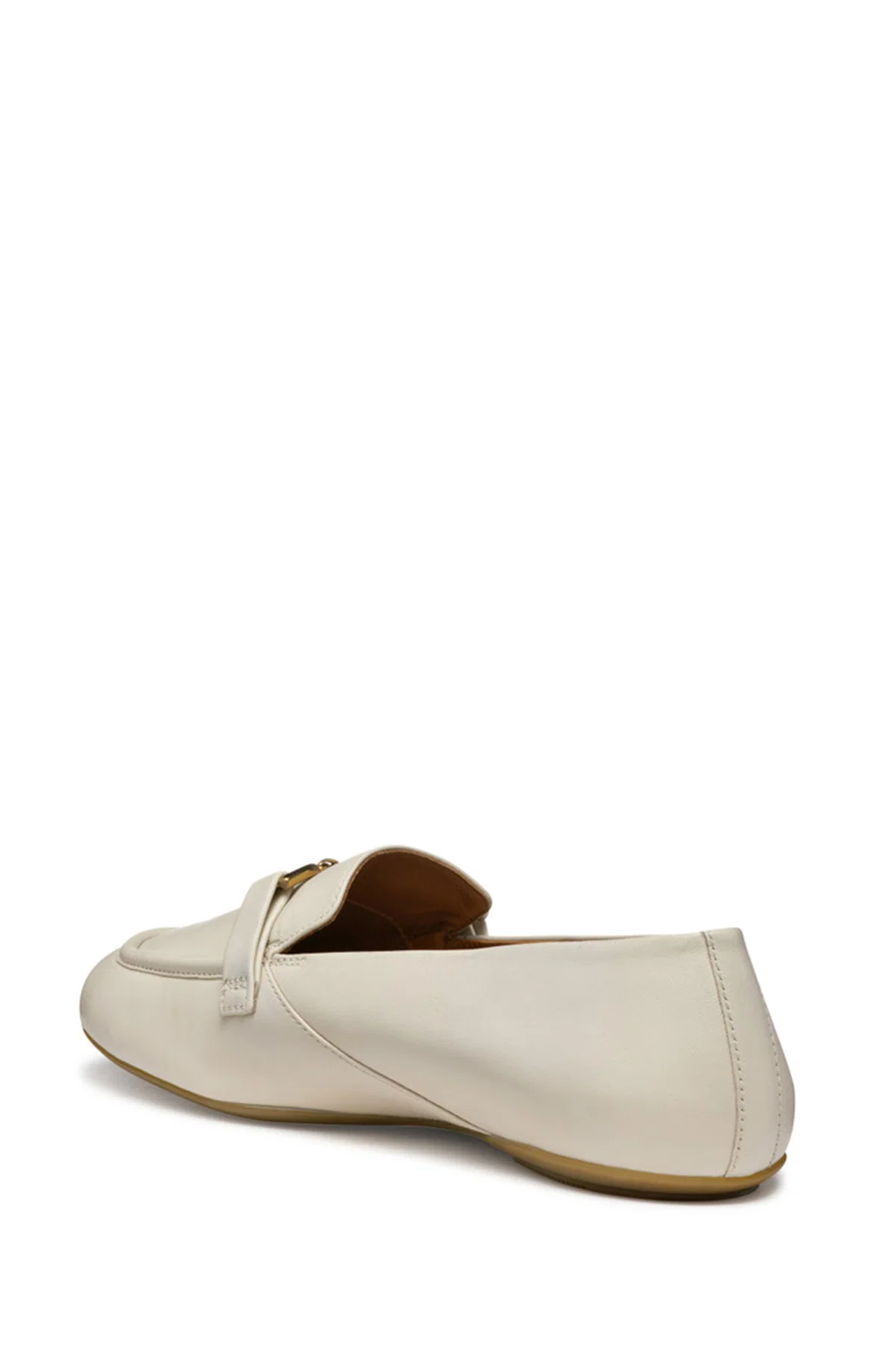 Geox Kadın Bej Palmaria Deri Loafer - Image 3