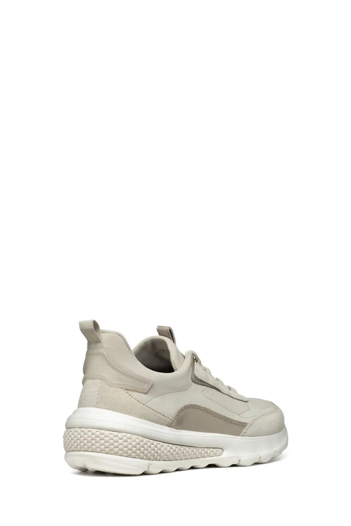 Geox Kadın Bej Spherica Bağcıklı Kumaş Sneaker - Image 2