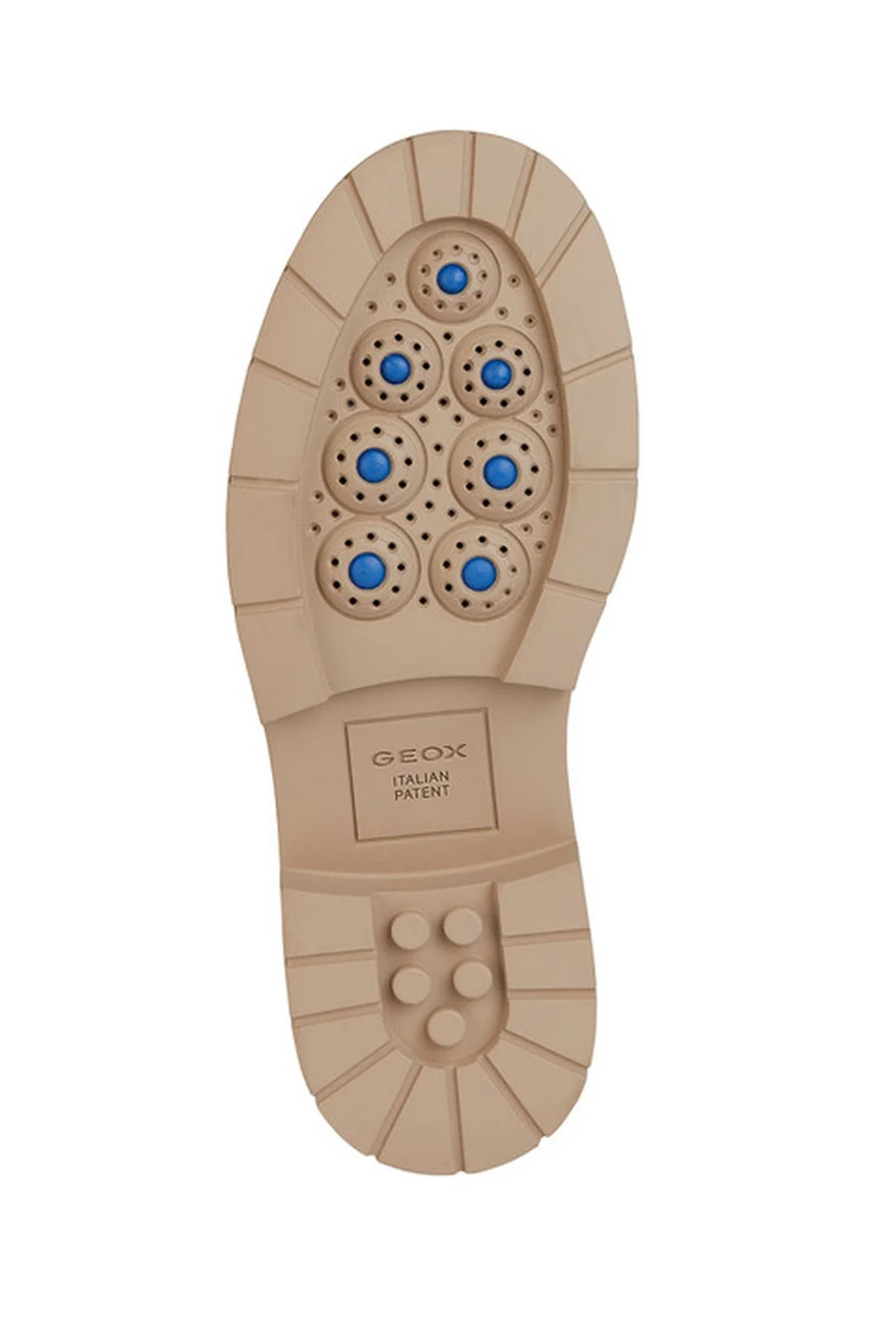 Geox Kadın Bej Spherica Ec7 Süet Deri Maskülen Loafer - Image 6