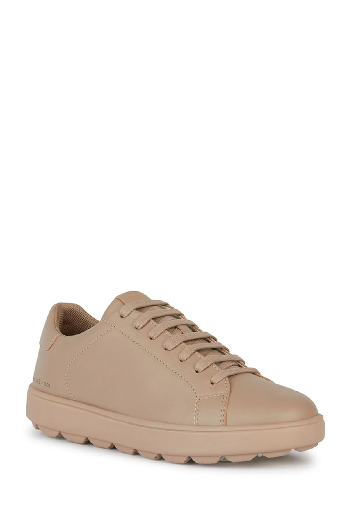 Geox Kadın Bej Spherica Ecub-1 Bağcıklı Deri Sneaker - Image 3