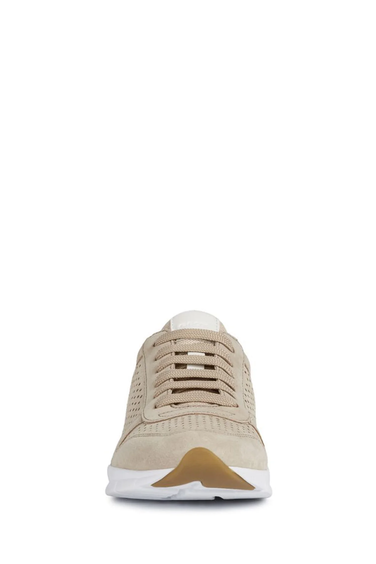 Geox Kadın Bej Sukie Bağcıklı Kumaş Sneaker - Image 2