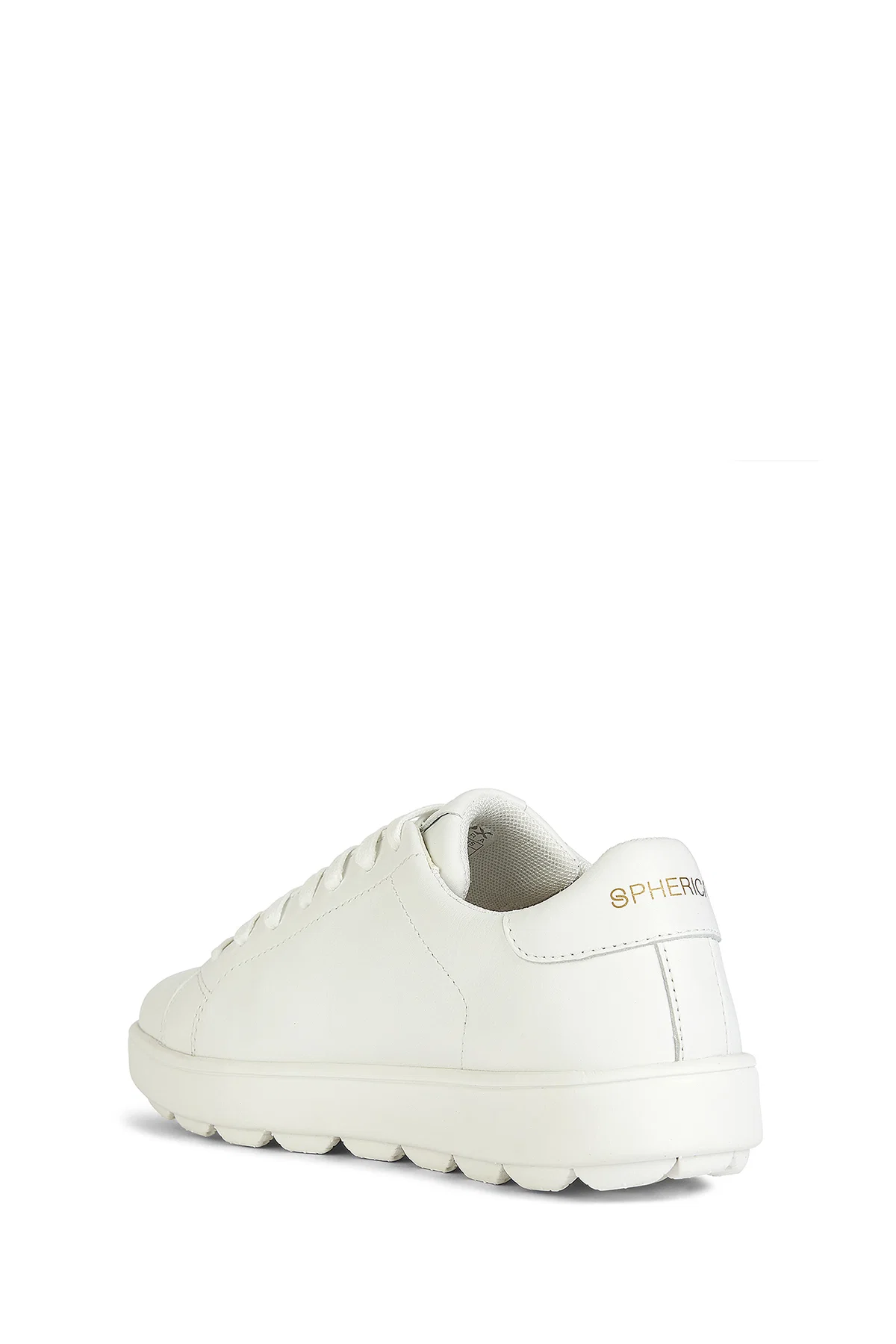 Geox Kadın Beyaz Bağcıklı  Spherica Ecub Deri Sneaker - Image 4