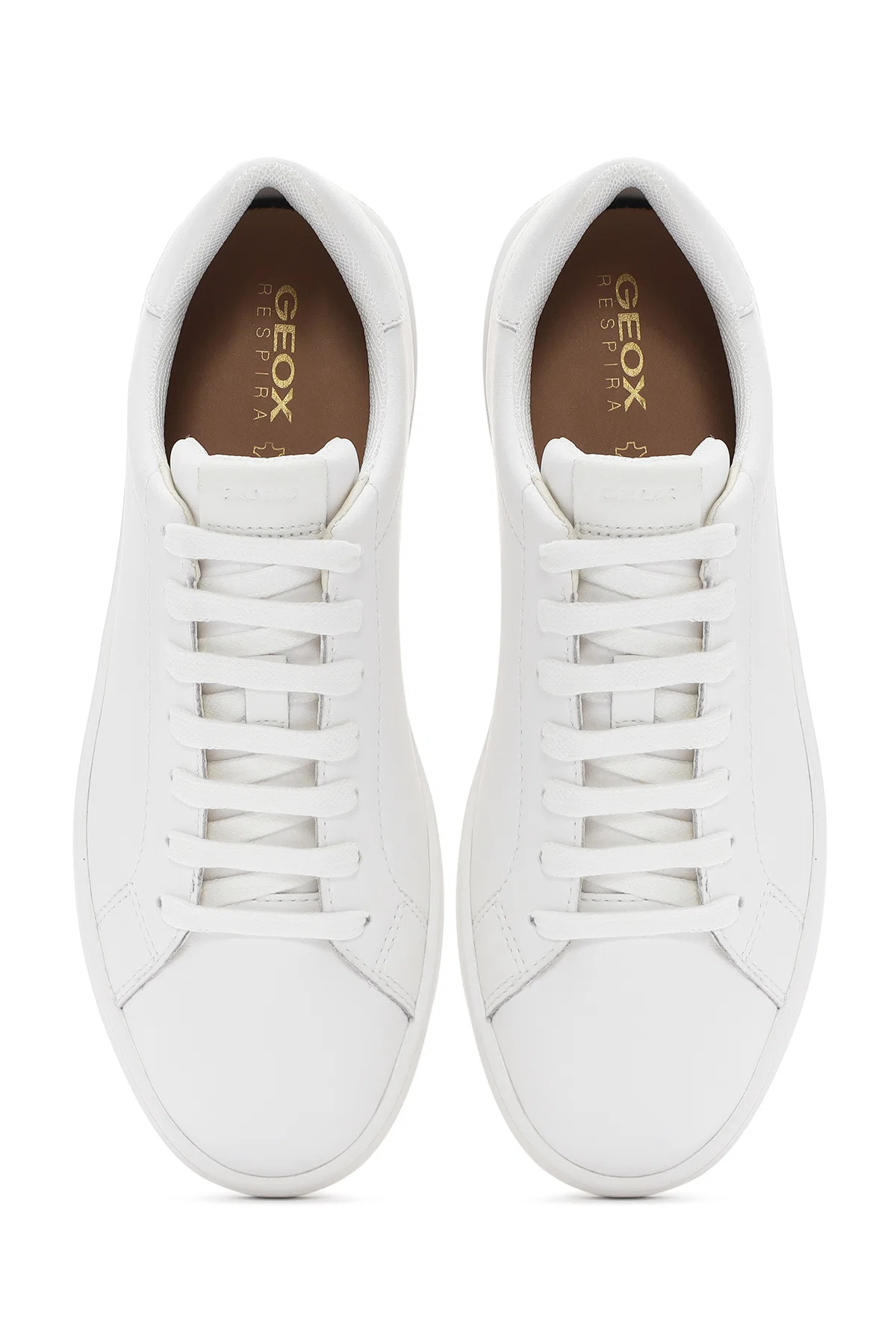 Geox Kadın Beyaz Bağcıklı  Spherica Ecub Deri Sneaker - Image 7