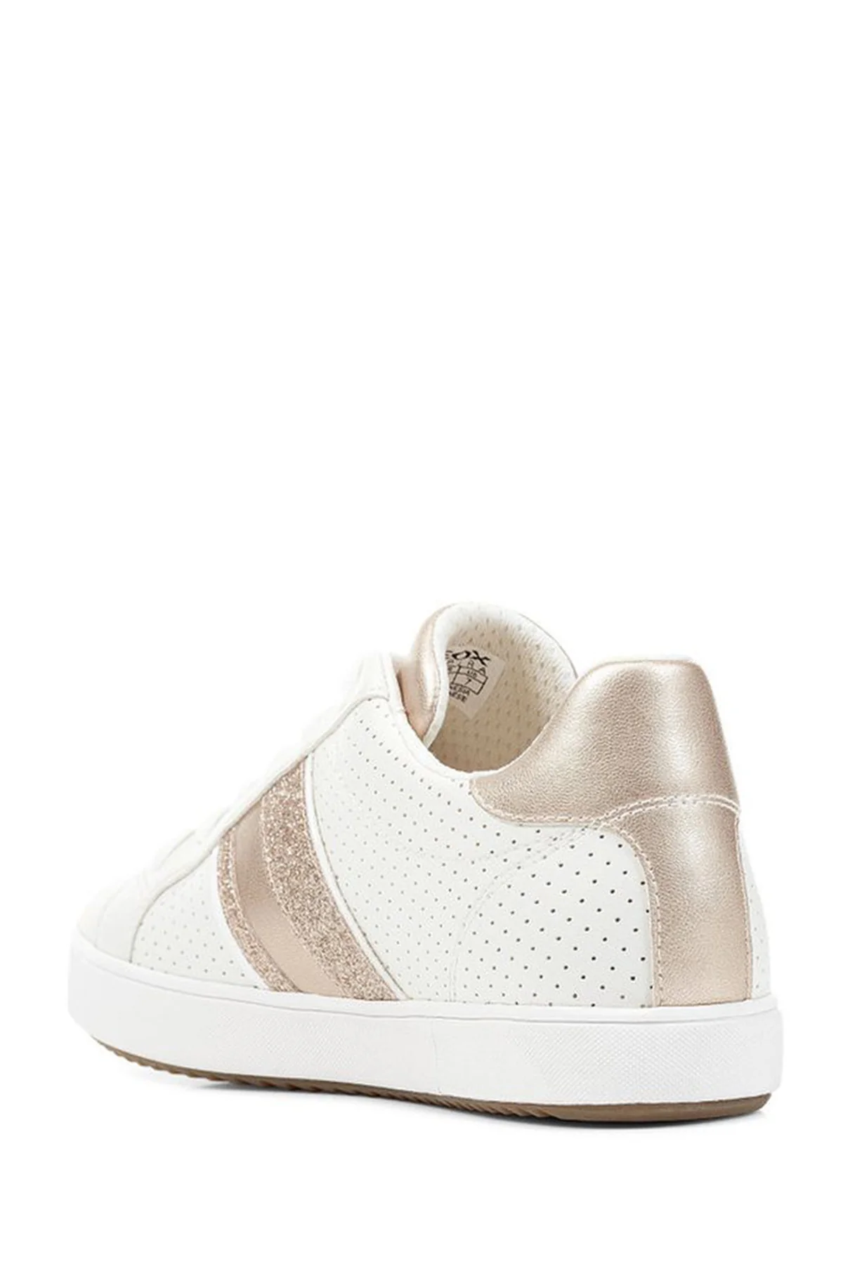 Geox Kadın Beyaz Blomiee Bağcıklı Deri Sneaker - Image 2