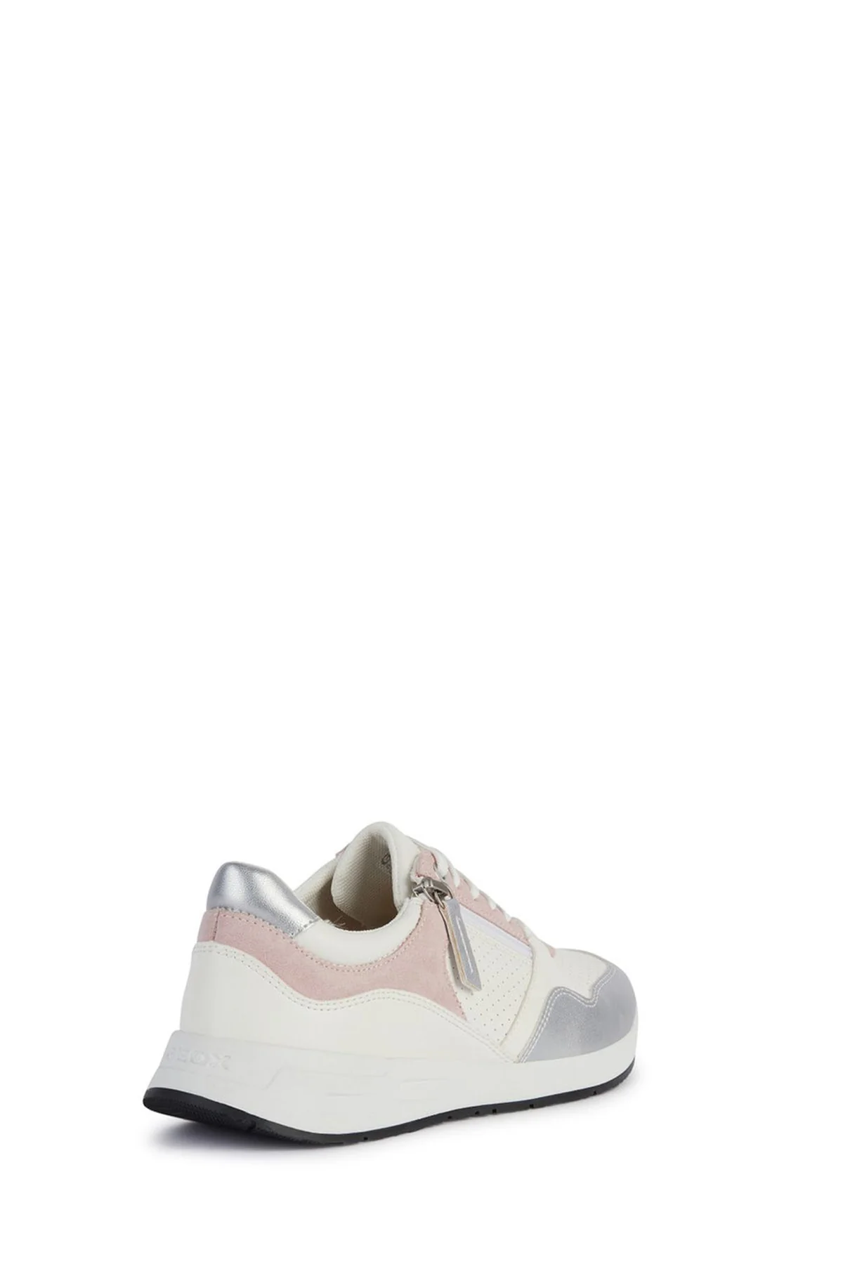 Geox Kadın Beyaz Bulmya Bağcıklı Deri Sneaker - Image 2