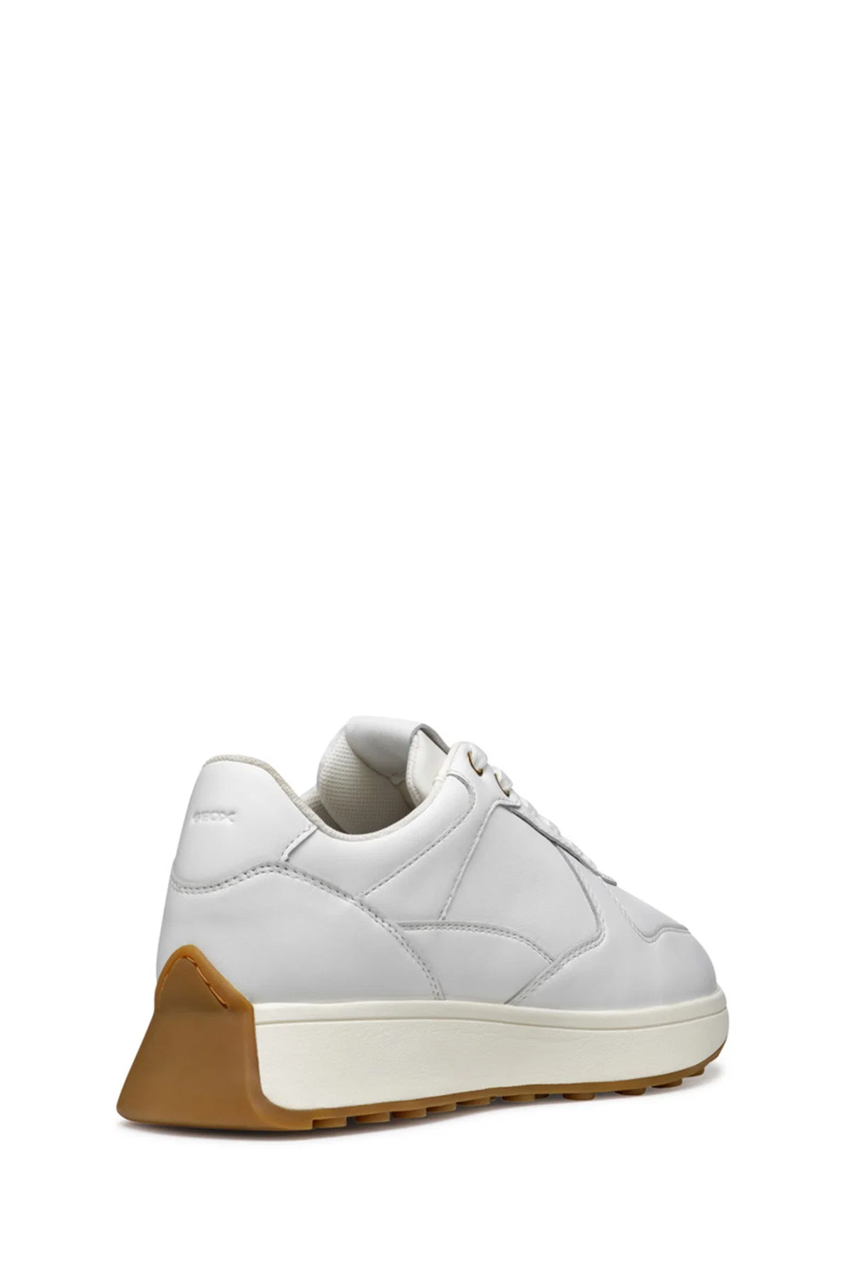 Geox Kadın Beyaz D Amabel A - Nappa Bağcıklı Deri Sneaker - Image 5