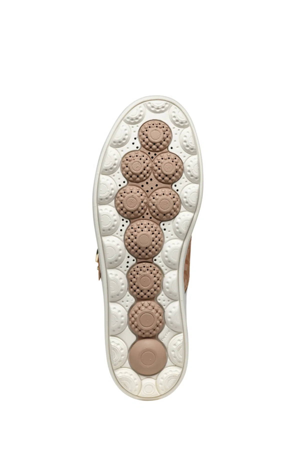 Geox Kadın Beyaz D Spherica Ecub - 1 A - Na + Pr.Sy Bağcıklı Deri Sneaker - Image 6