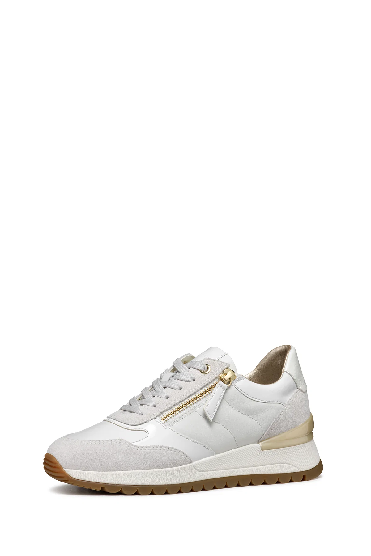 Geox Kadın Beyaz Desya Bağcıklı Deri Sneaker - Image 2