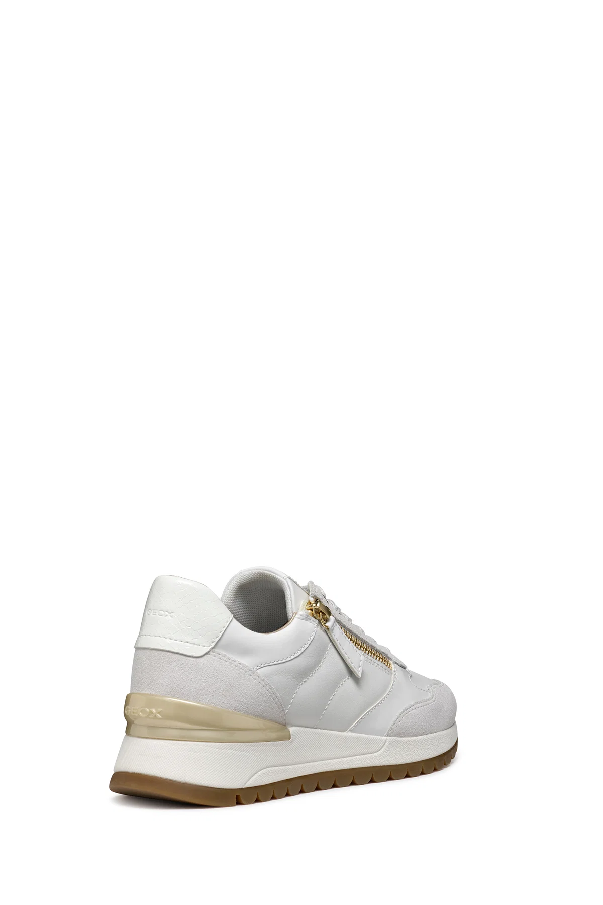 Geox Kadın Beyaz Desya Bağcıklı Deri Sneaker - Image 5