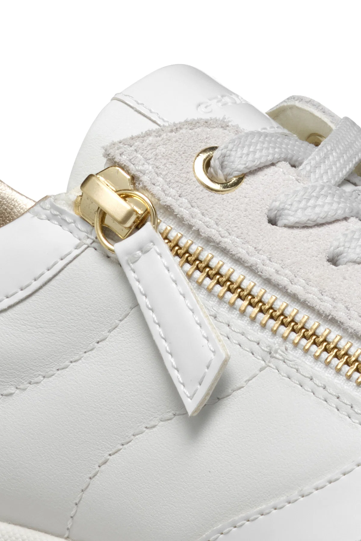 Geox Kadın Beyaz Desya Bağcıklı Deri Sneaker - Image 8