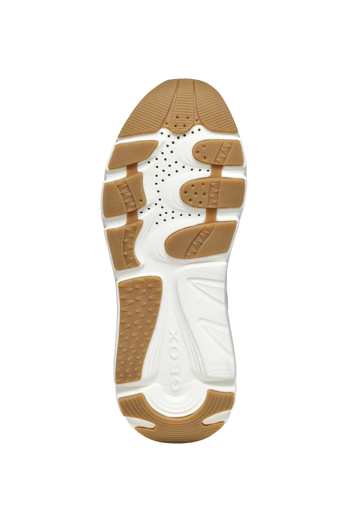 Geox Kadın Beyaz Diamantha Bağcıklı Kalın Tabanlı Deri Sneaker - Image 6