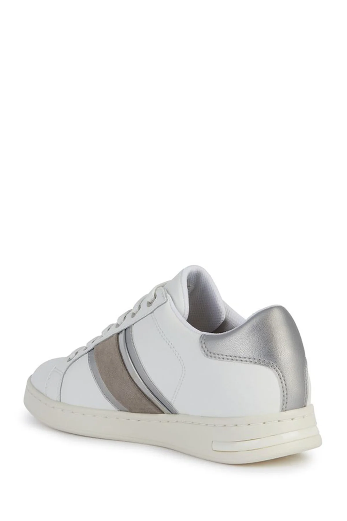 Geox Kadın Beyaz Jaysen Bağcıklı Deri Sneaker - Image 2