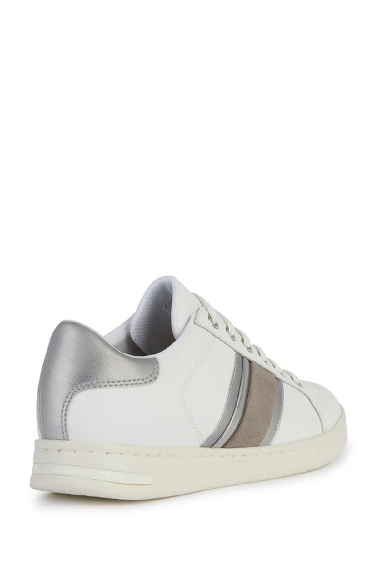 Geox Kadın Beyaz Jaysen Bağcıklı Deri Sneaker - Image 4