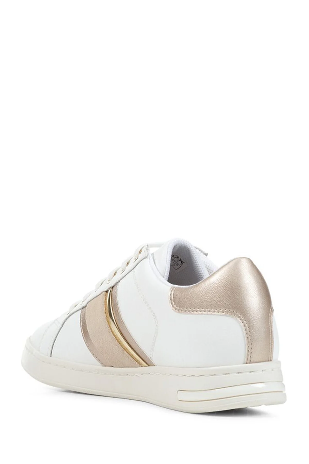 Geox Kadın Beyaz Jaysen Bağcıklı Deri Sneaker - Image 2